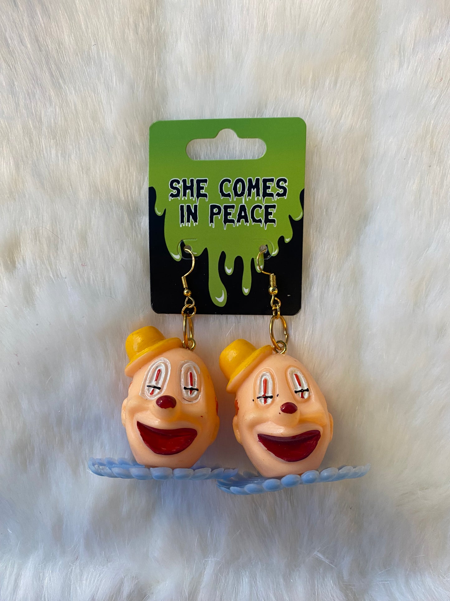 Retro Clown Topper Earrings