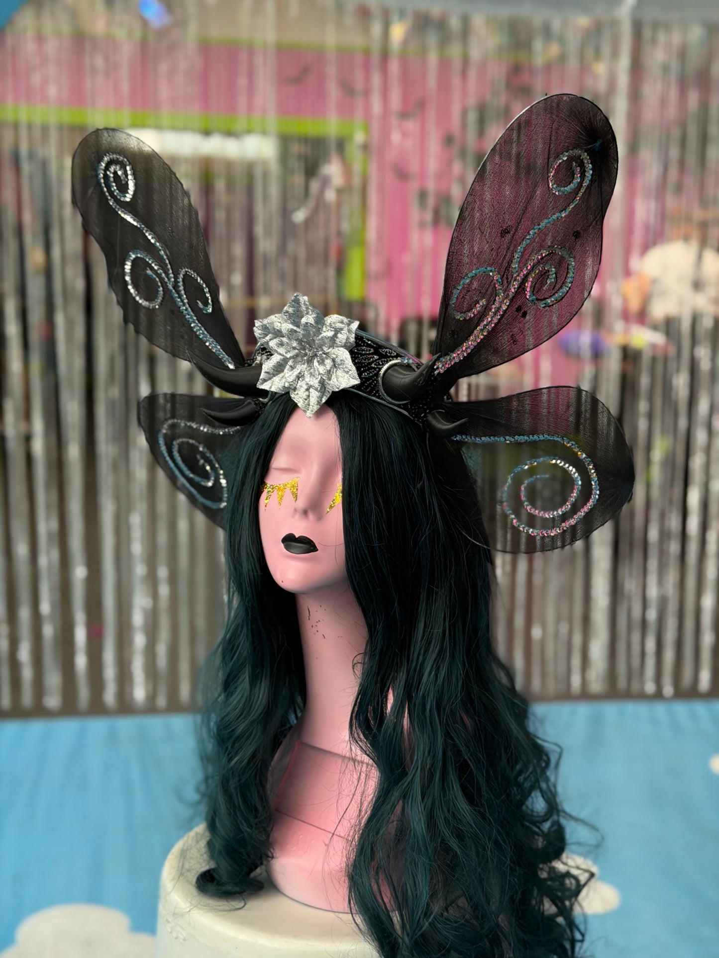 Black Winged Headdress
