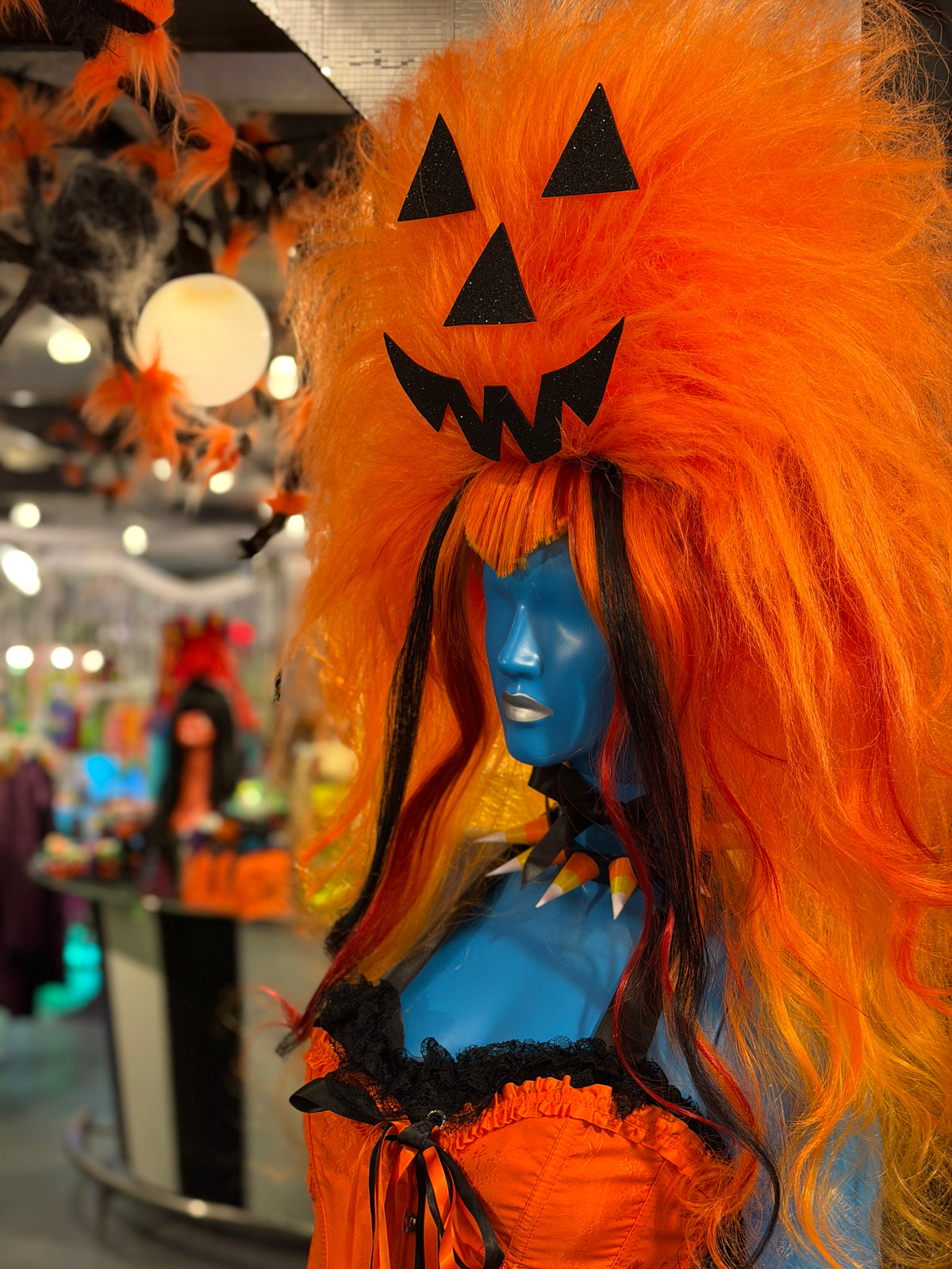 Giant Jack-O-Lantern Wig