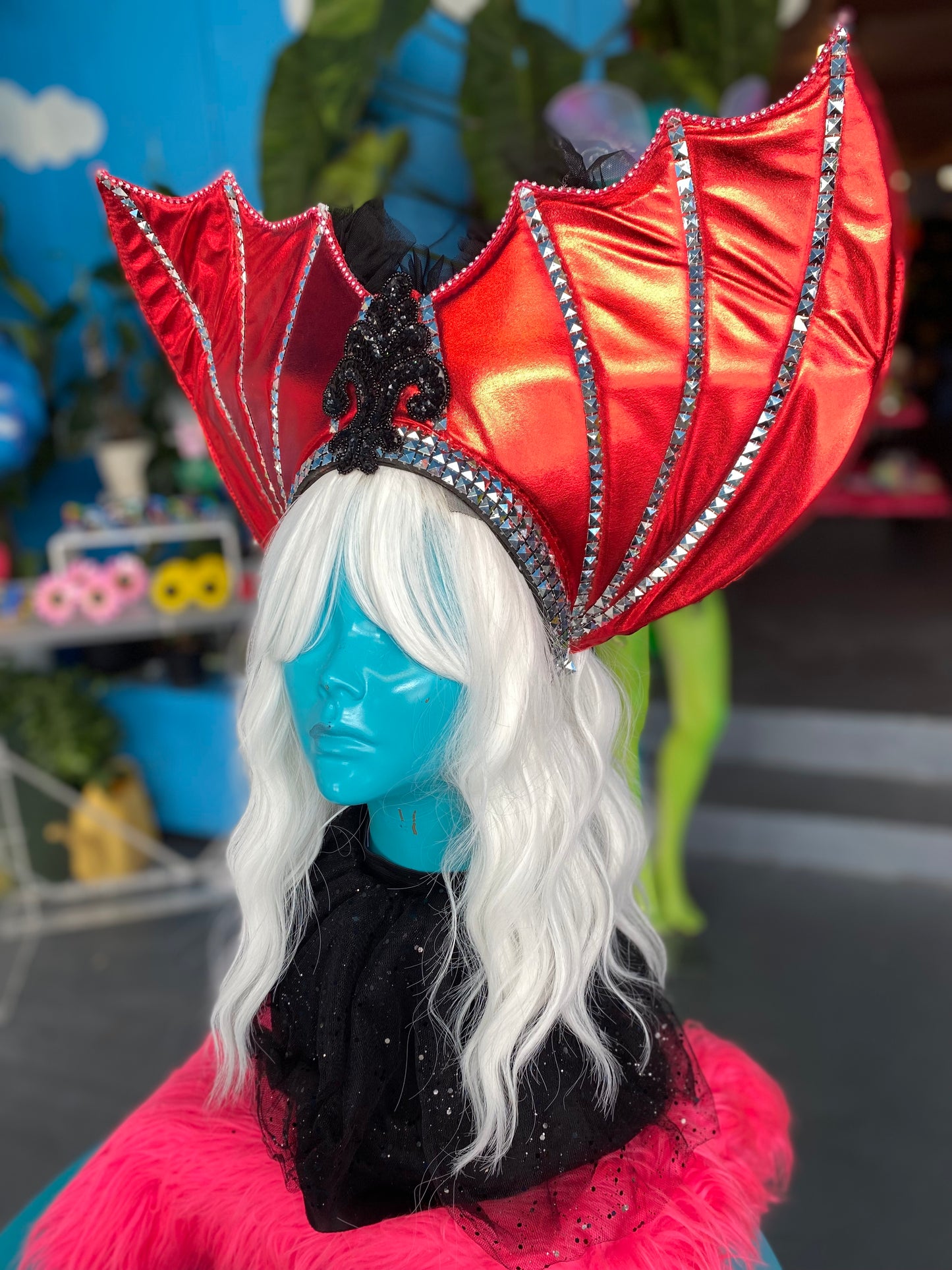 Crimson Wing Headdress