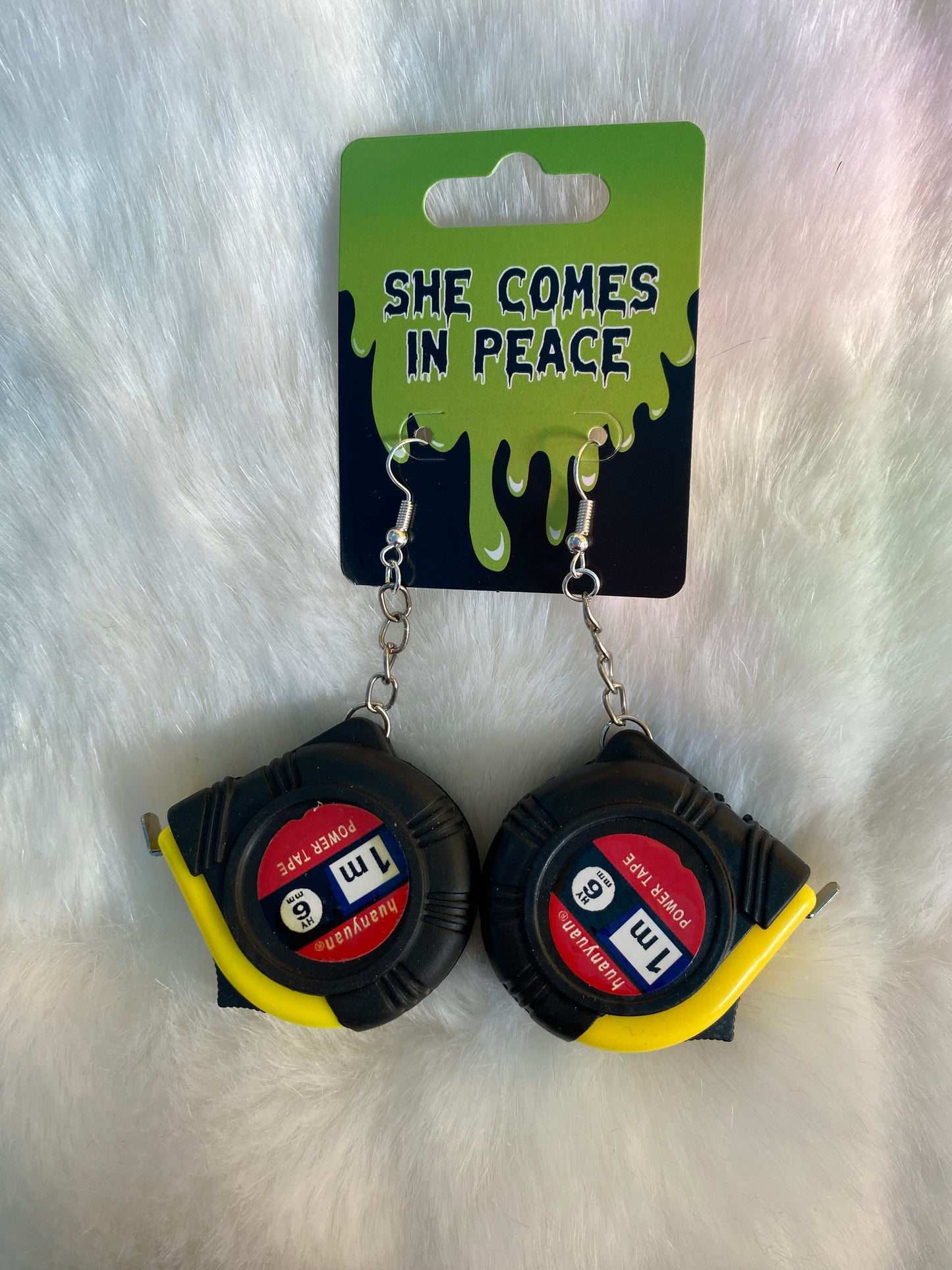 Measuring Tape Earrings