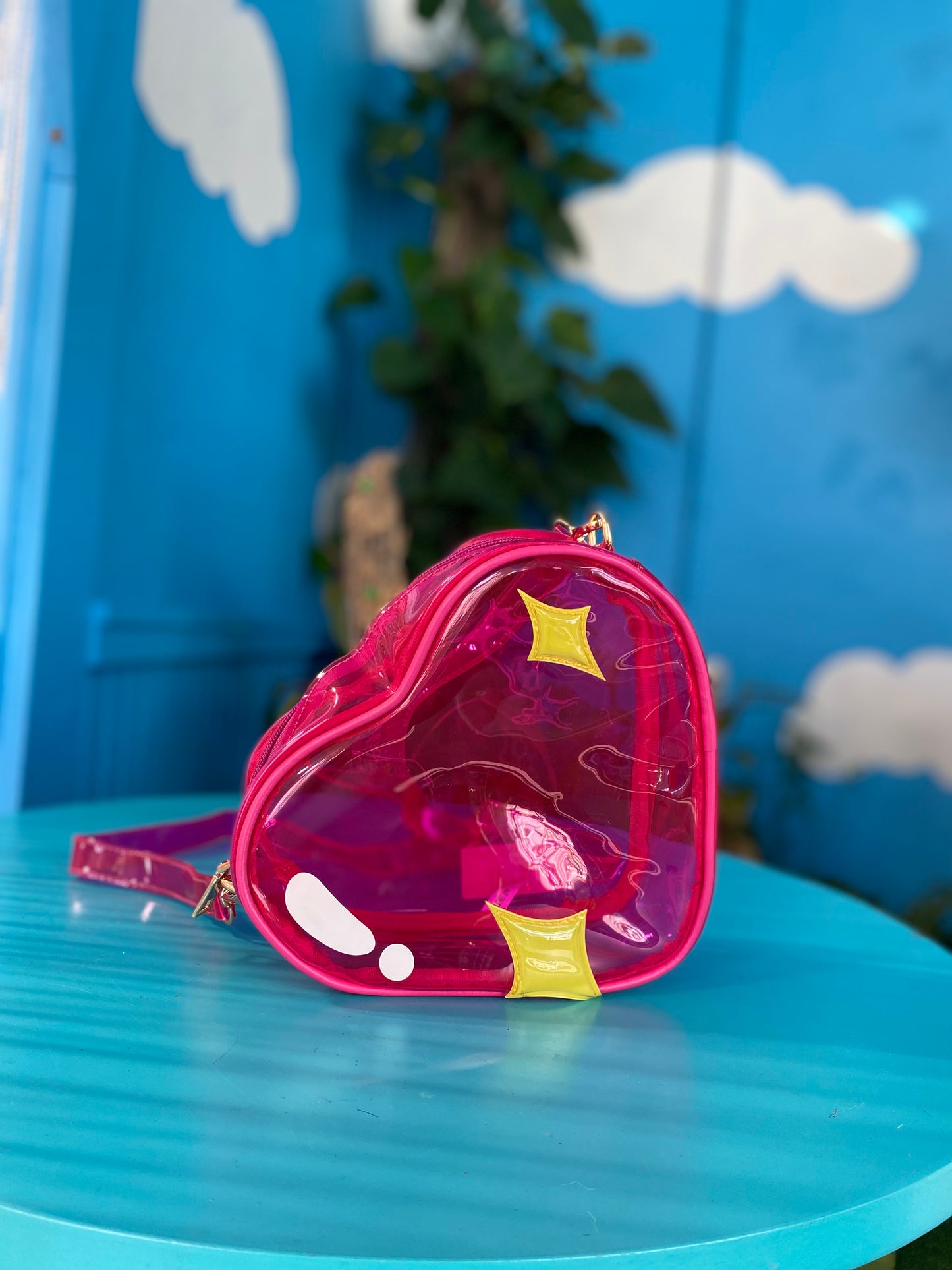 Sparkly Heart Jelly Handbag