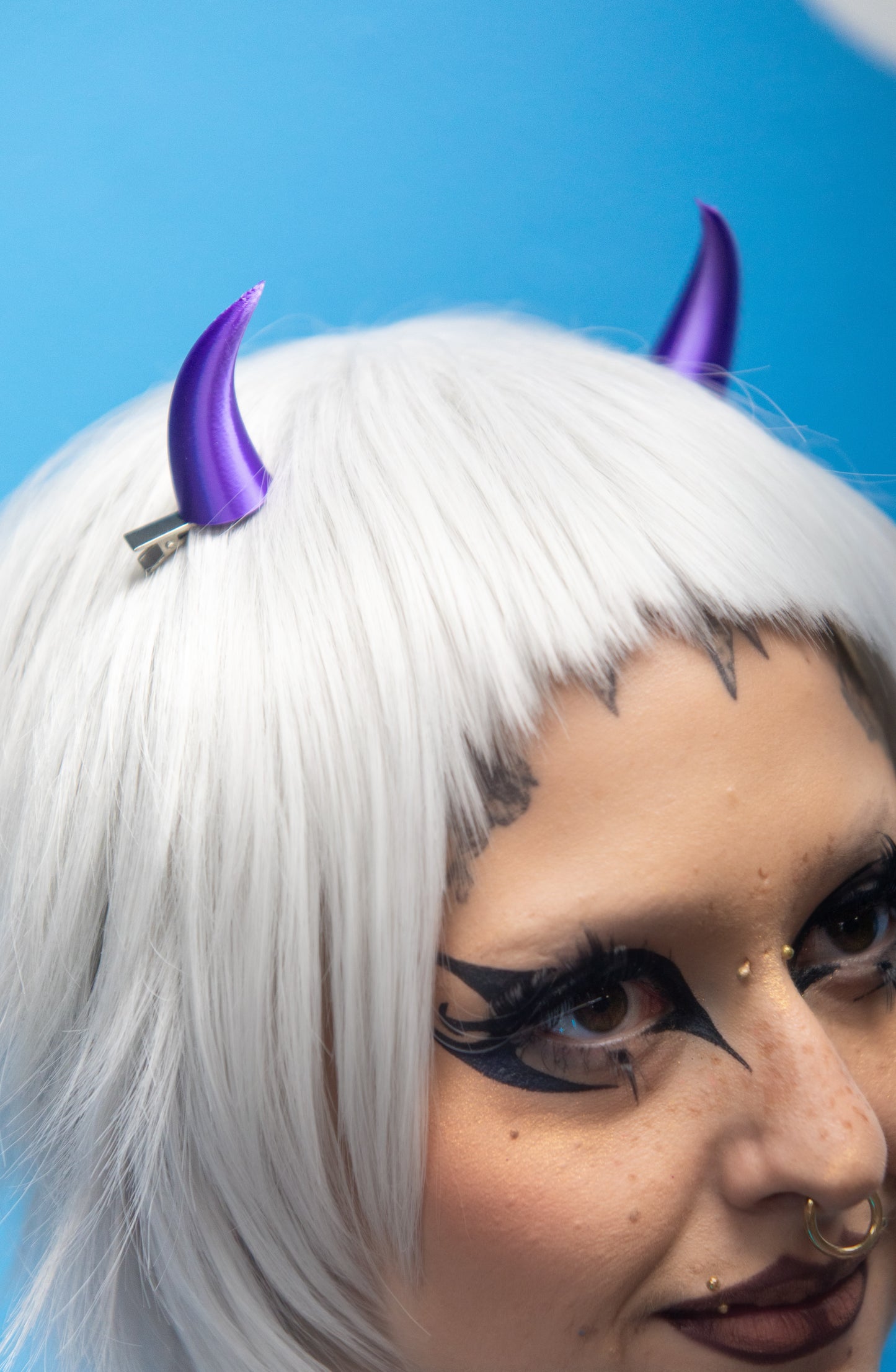 Small Horn Hair Clips