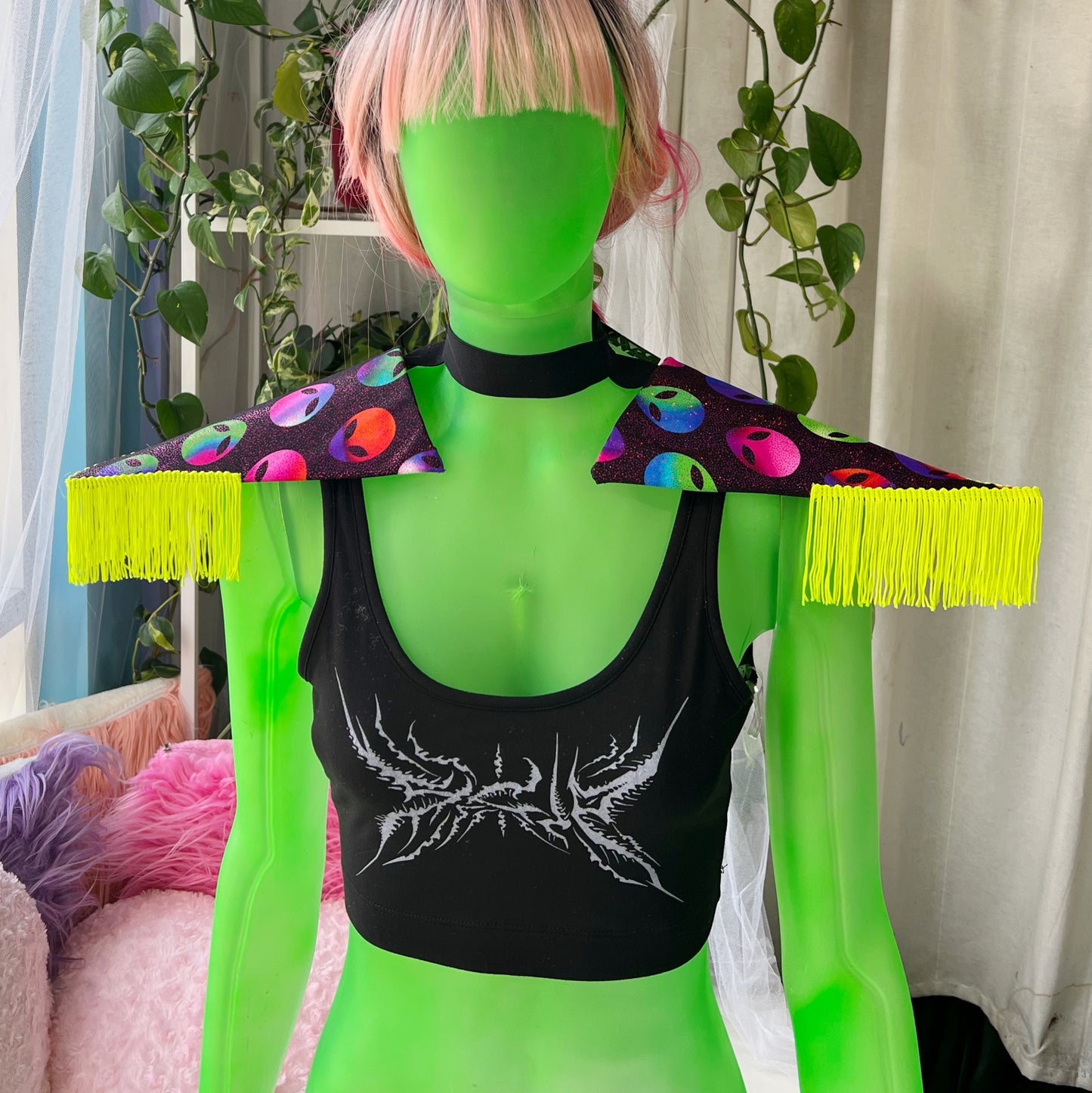 Neon Alien Epaulettes