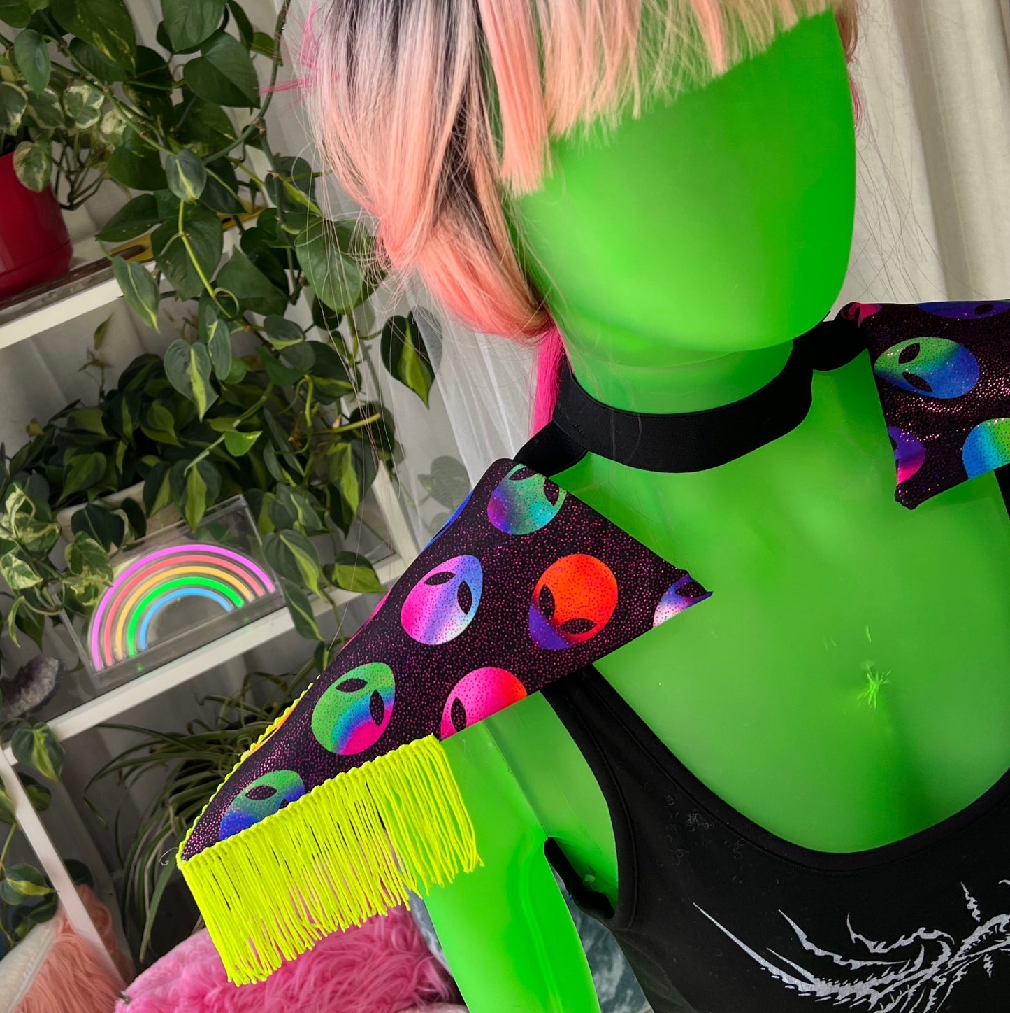 Neon Alien Epaulettes