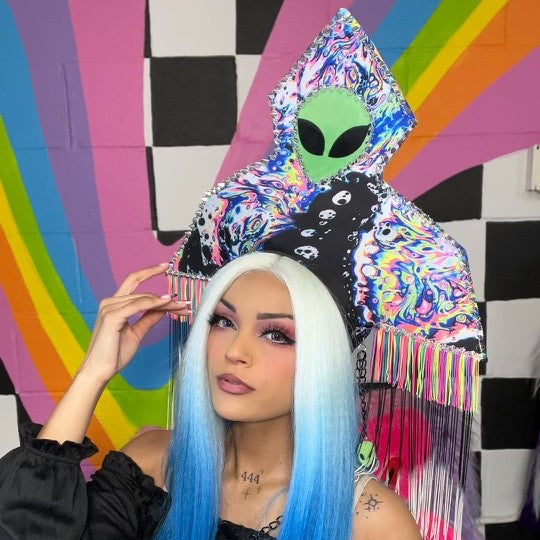 Marbled Alien Headdress