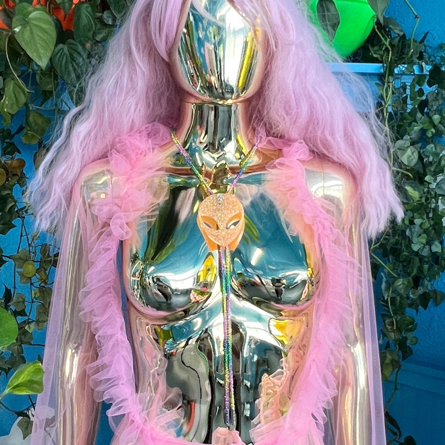 Alien Bolo Necklace