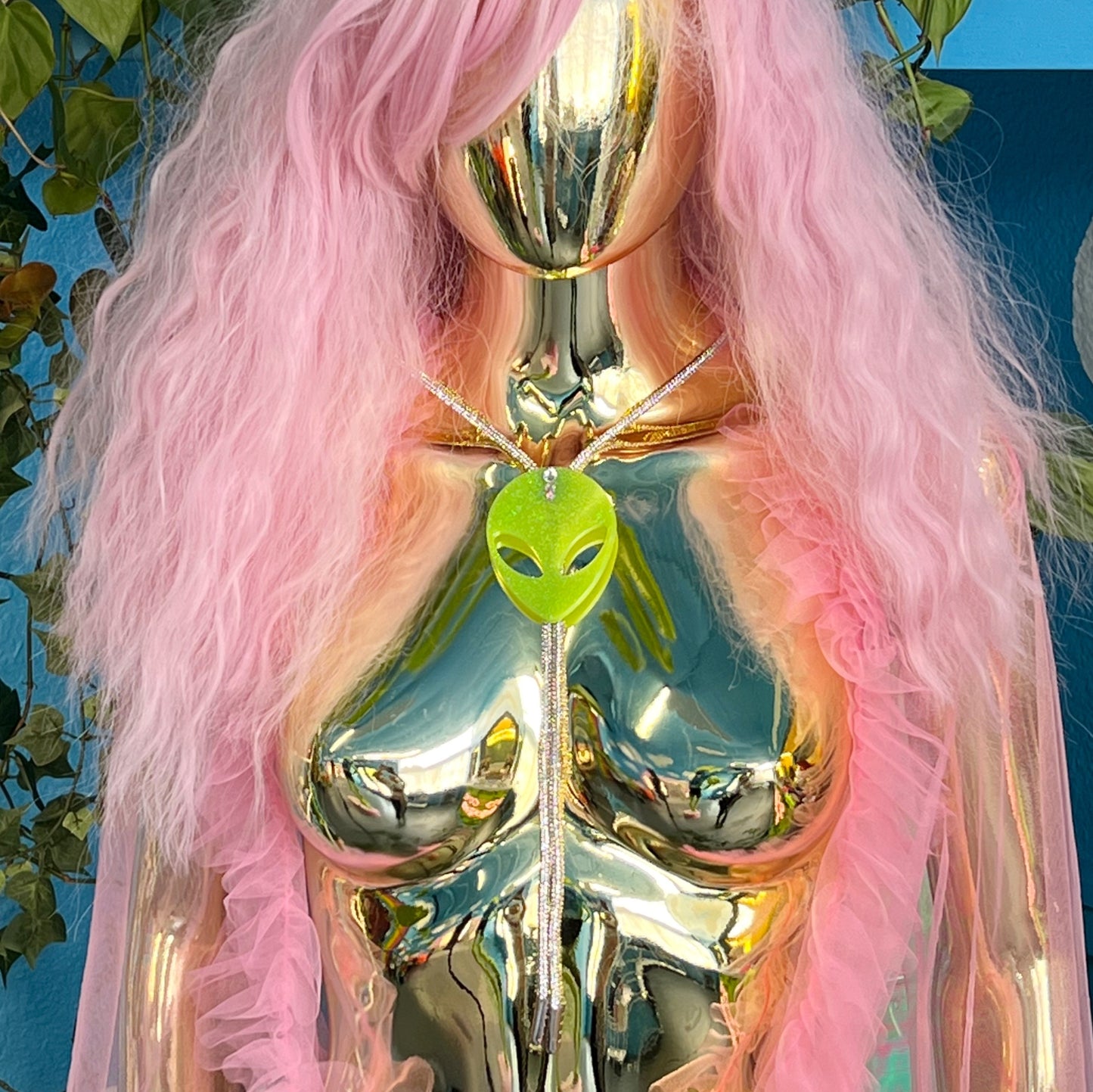 Alien Bolo Necklace