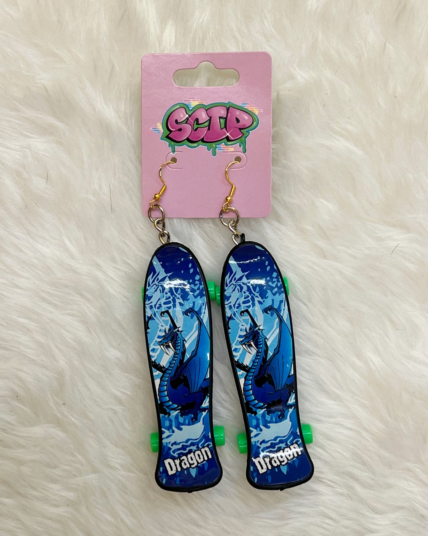 Skateboard Earrings