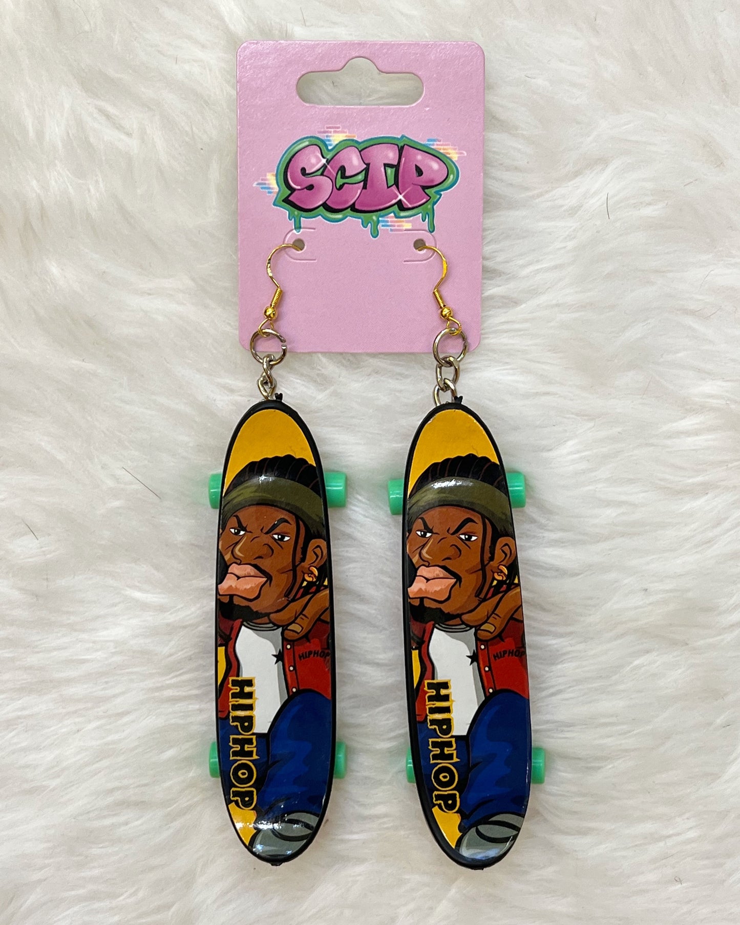 Skateboard Earrings