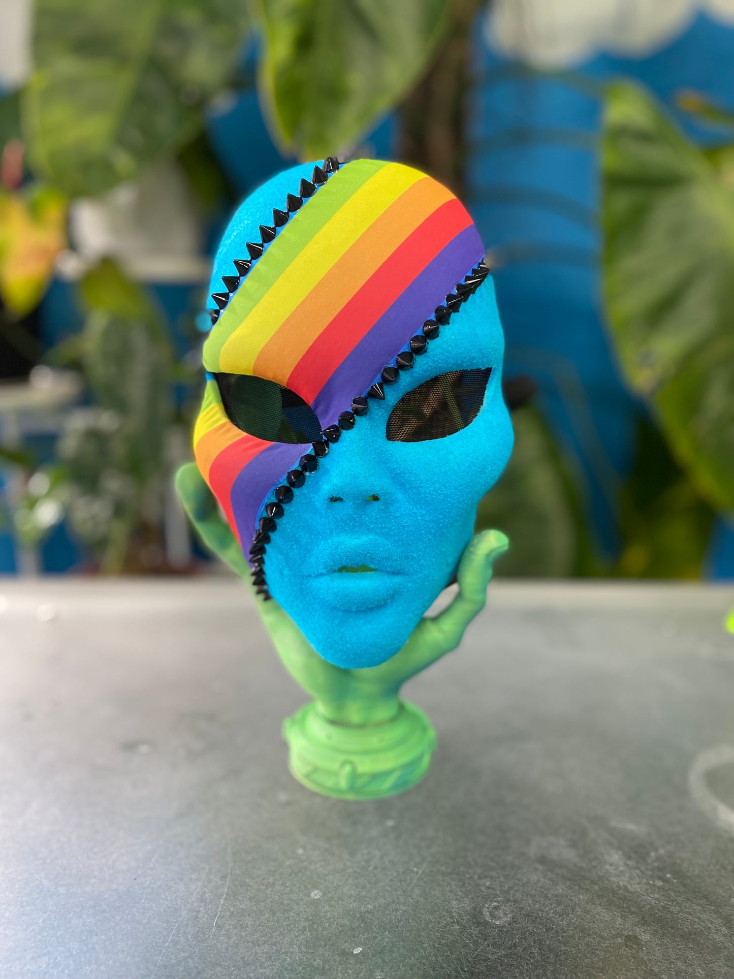 Rainbow Alien Mask