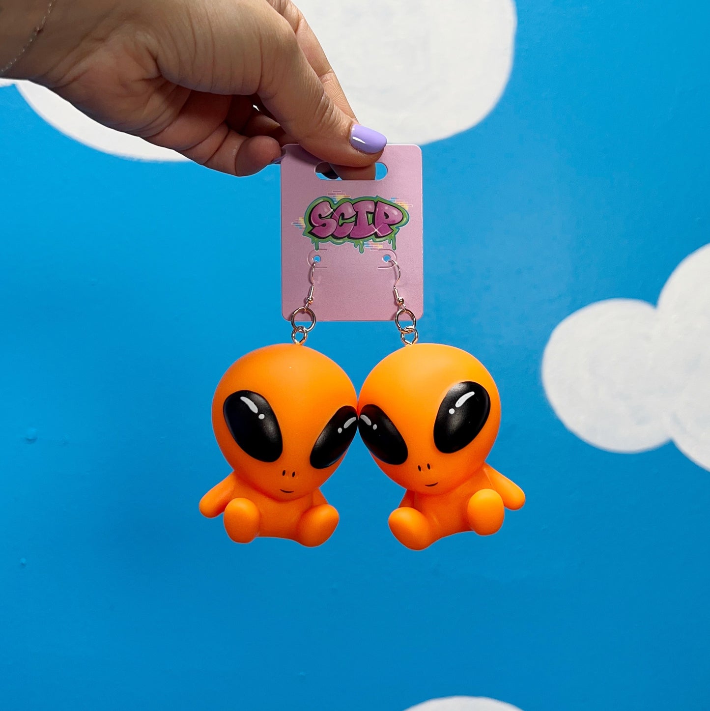 Chonky Alien Baby Earrings