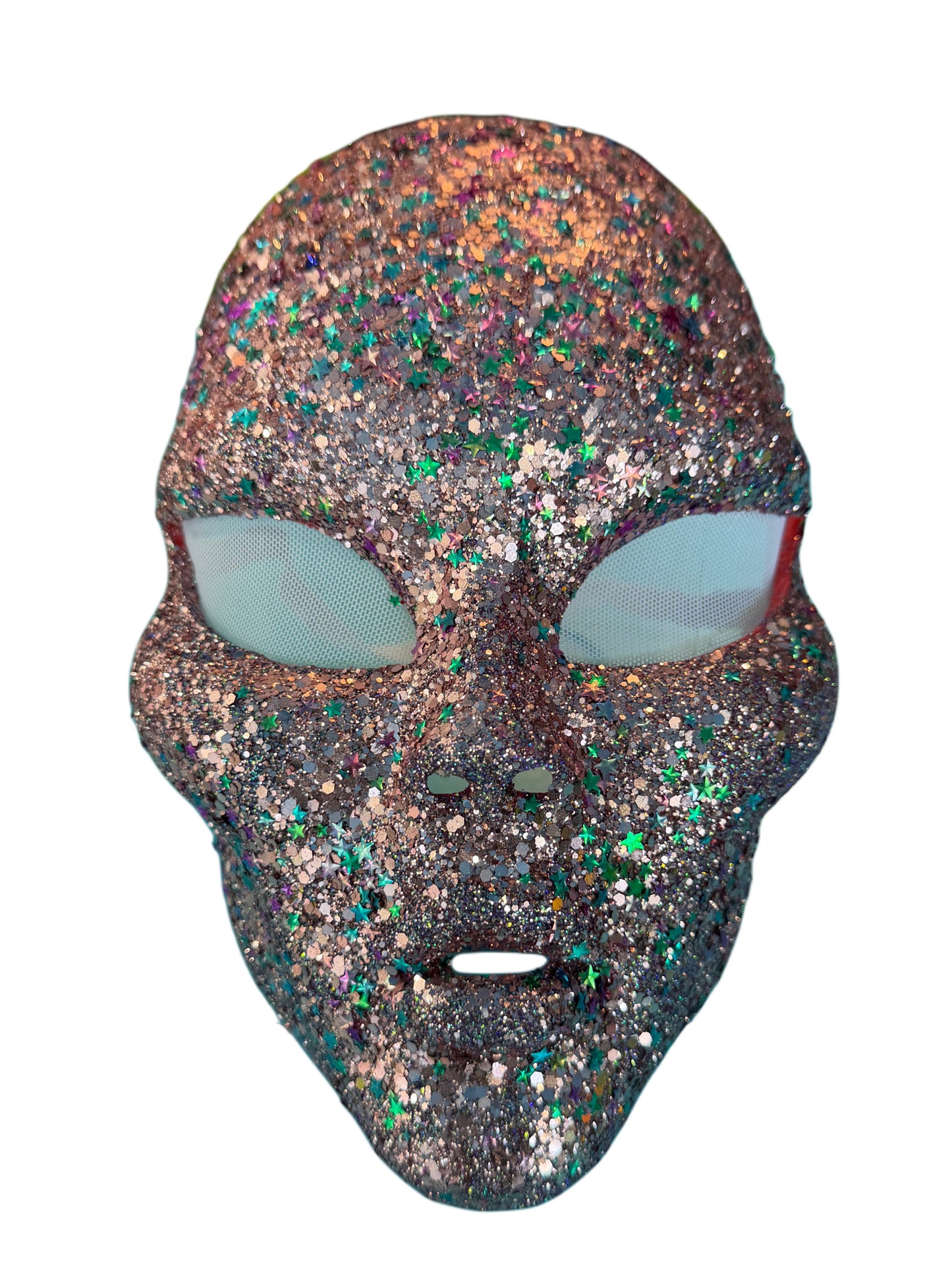 Glitter Alien Mask