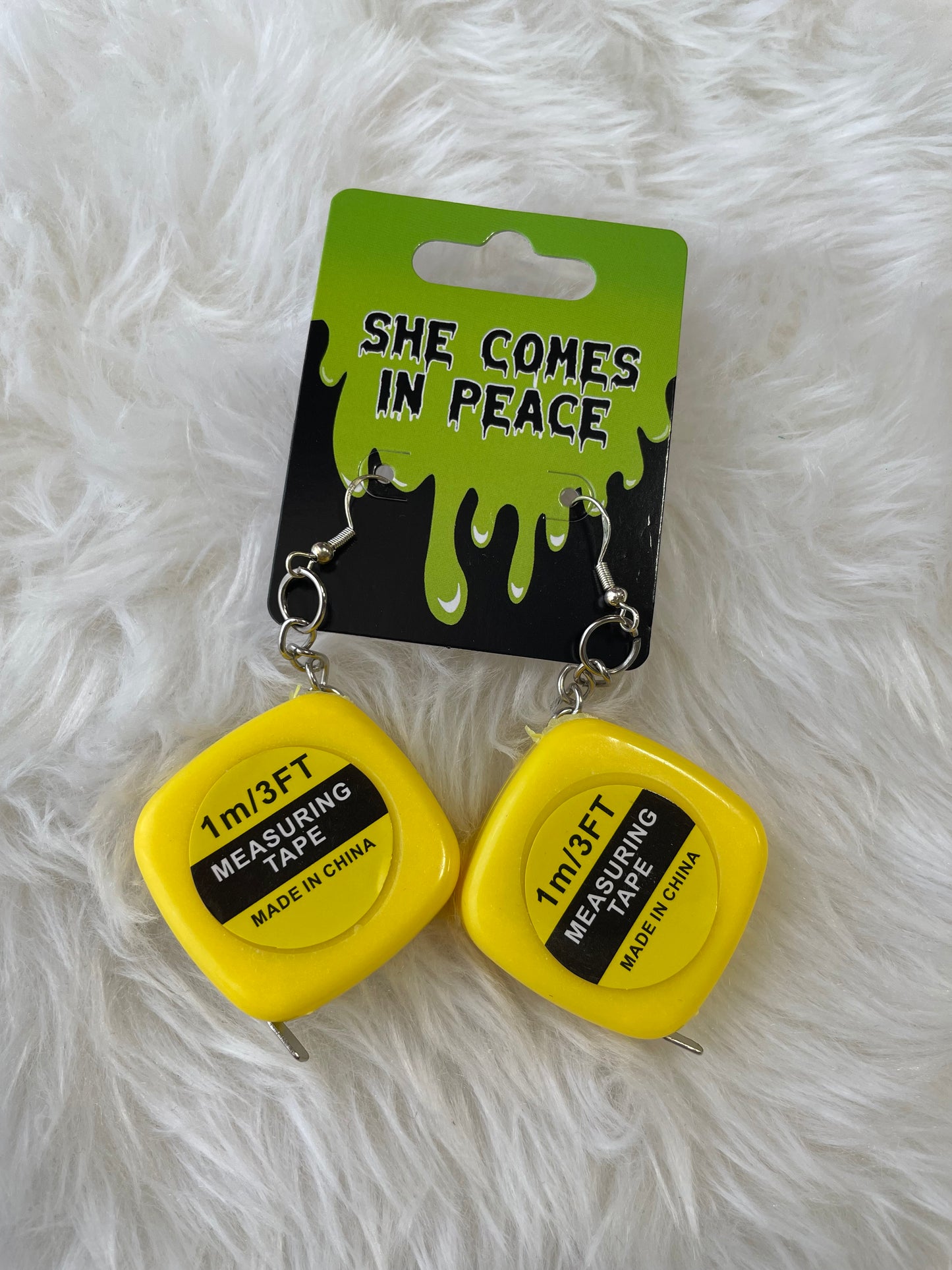 Measuring Tape Earrings
