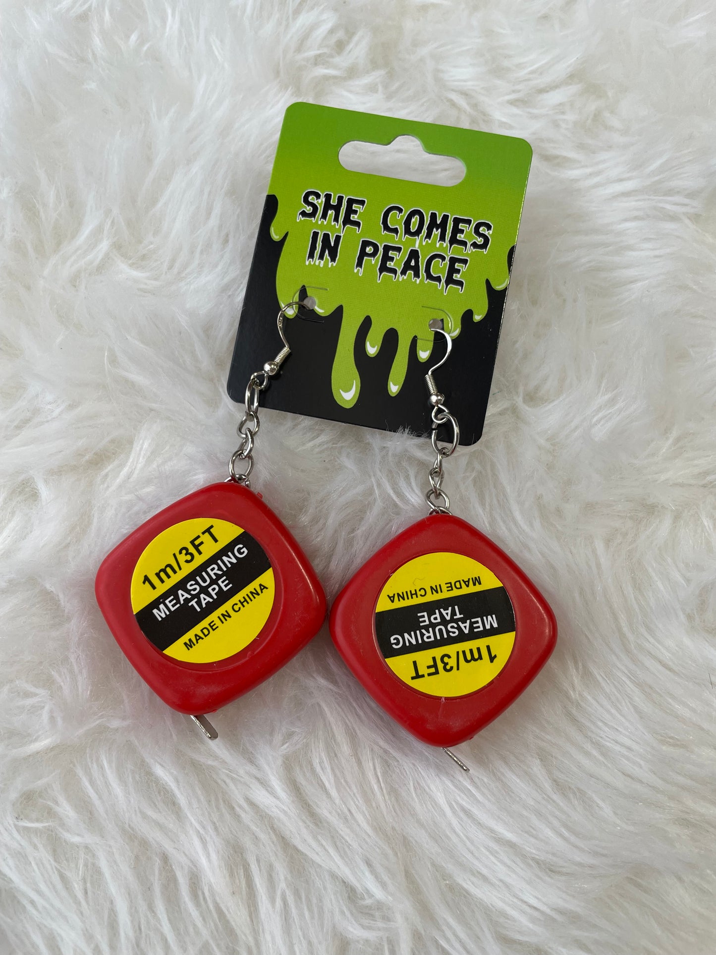 Measuring Tape Earrings