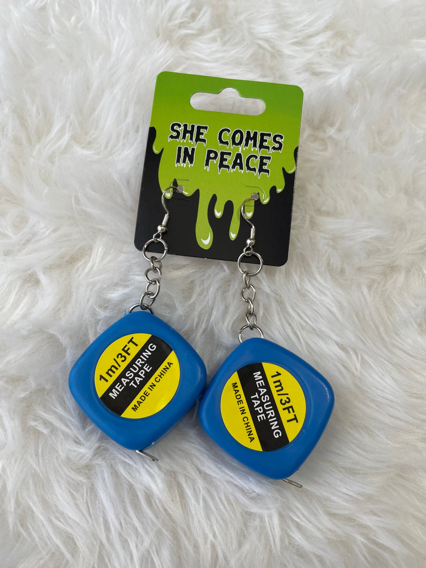Measuring Tape Earrings