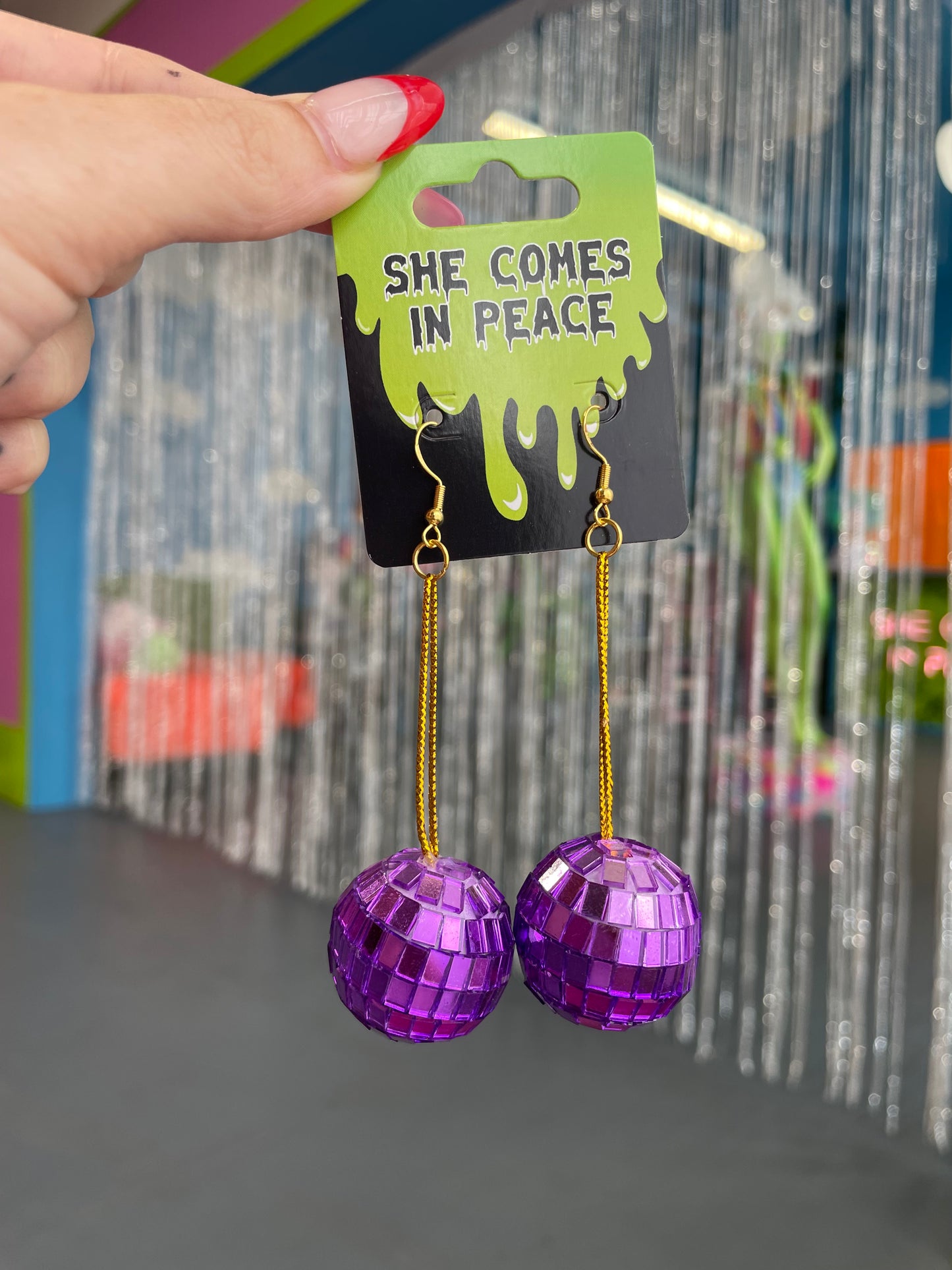 Disco Ball Earrings