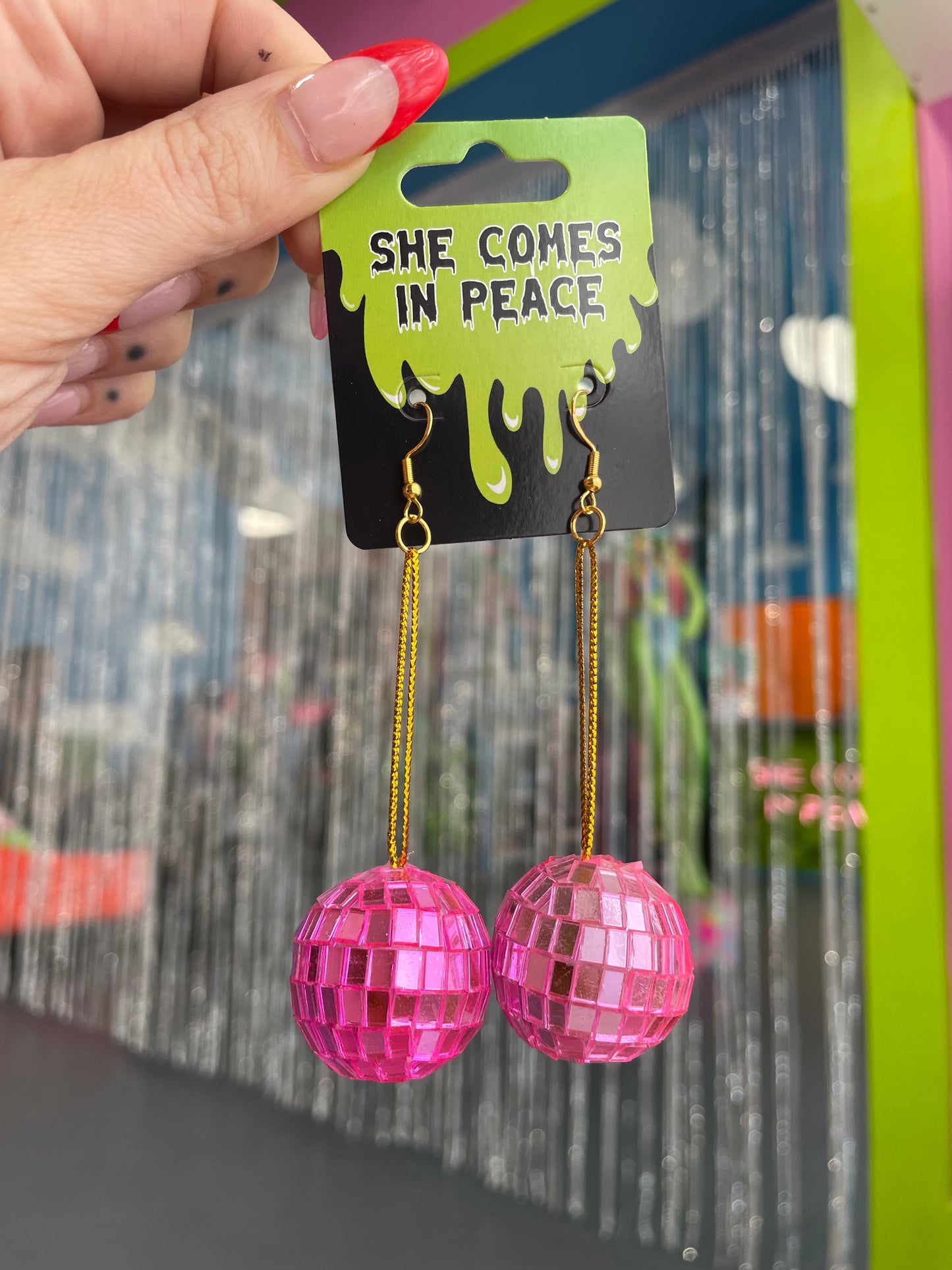 Disco Ball Earrings