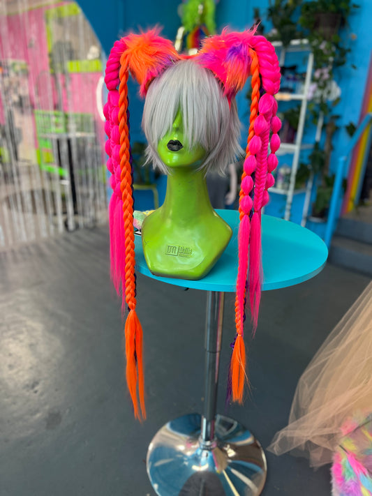 Neon Dreamz Braided Headdress