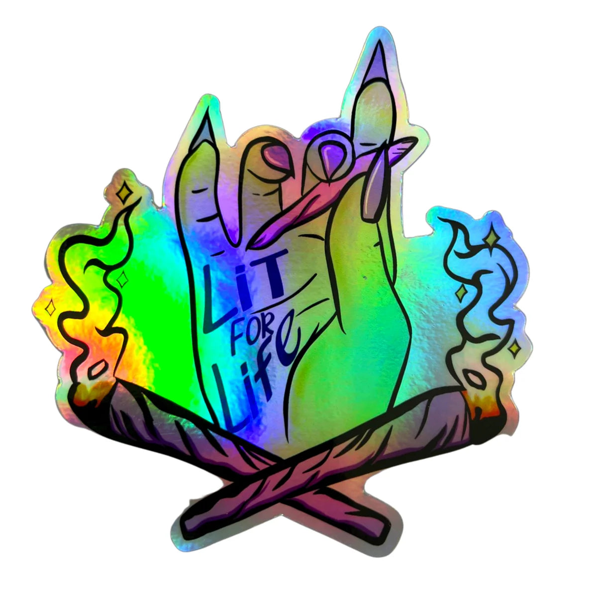Lit For Life Sticker