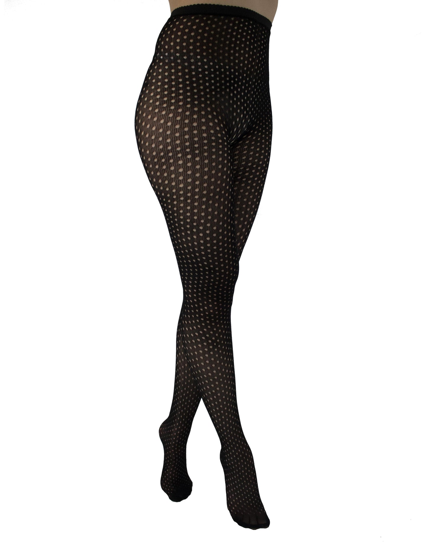 Polka Dot Net Tights