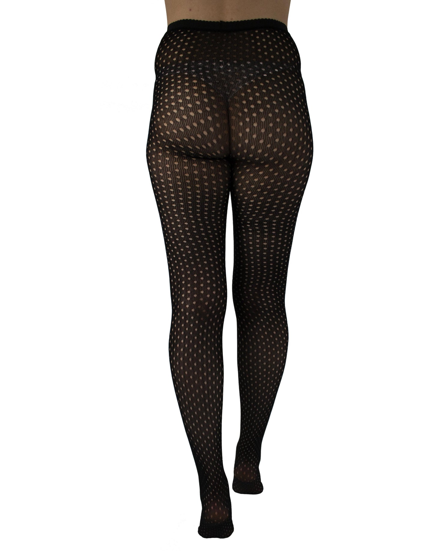 Polka Dot Net Tights