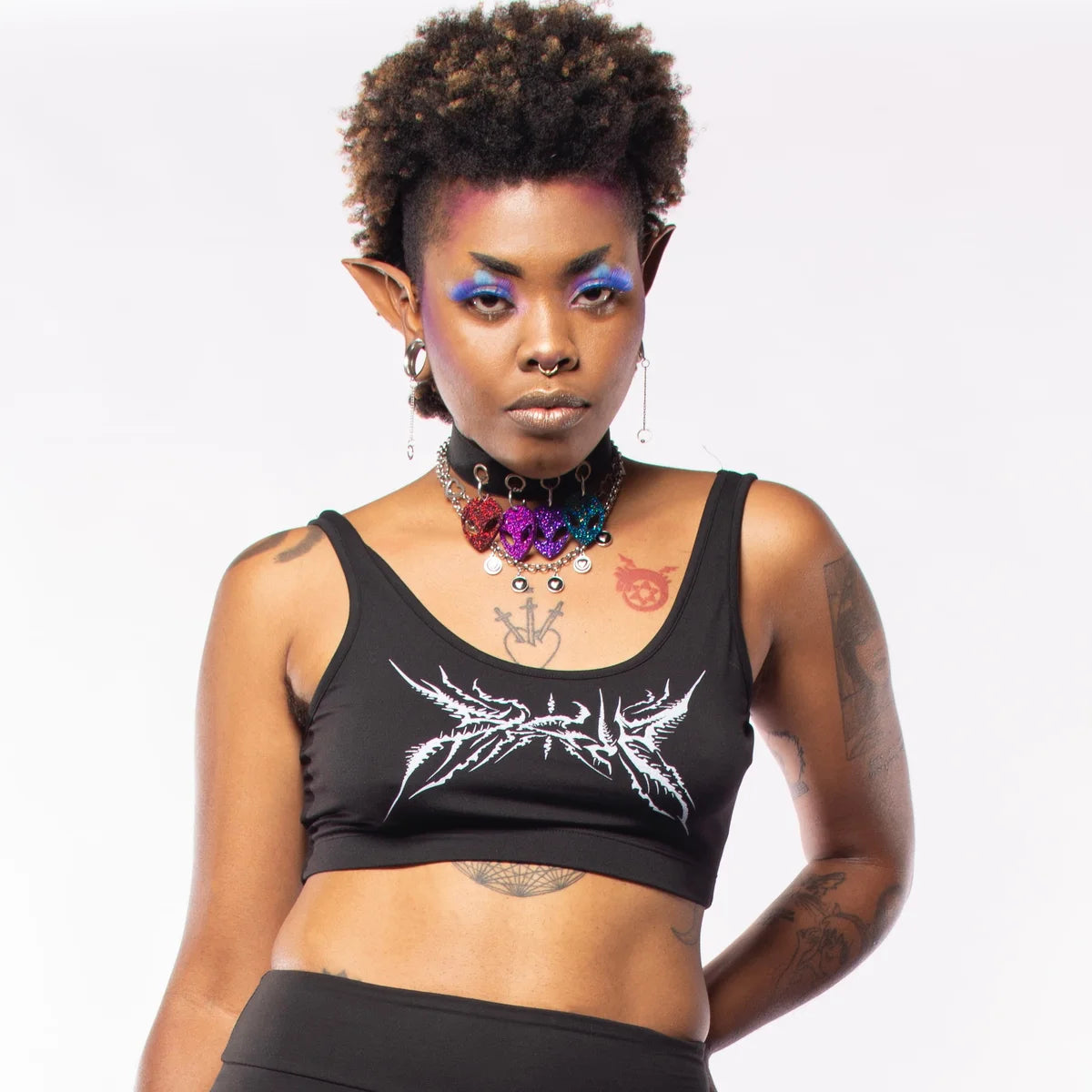 SCIP Black Tank Bralette
