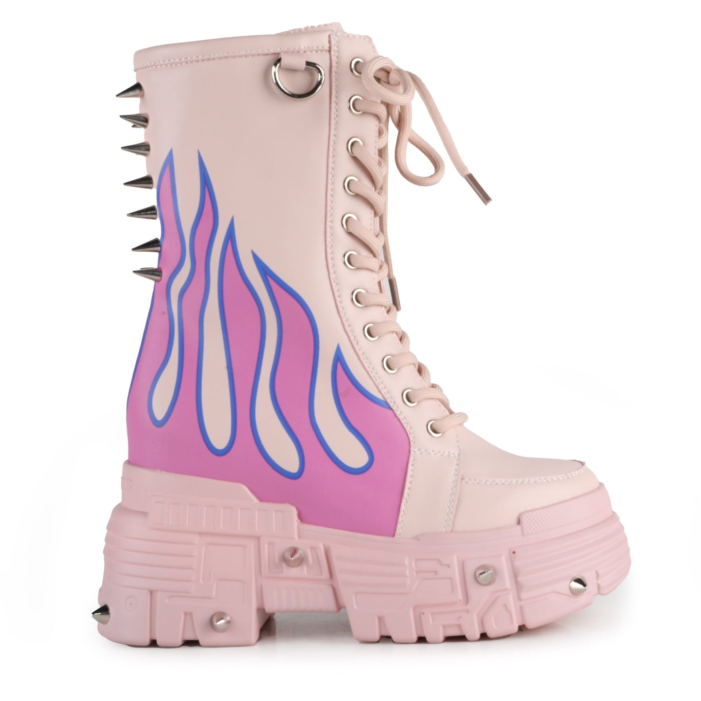 Pink Flame Boots