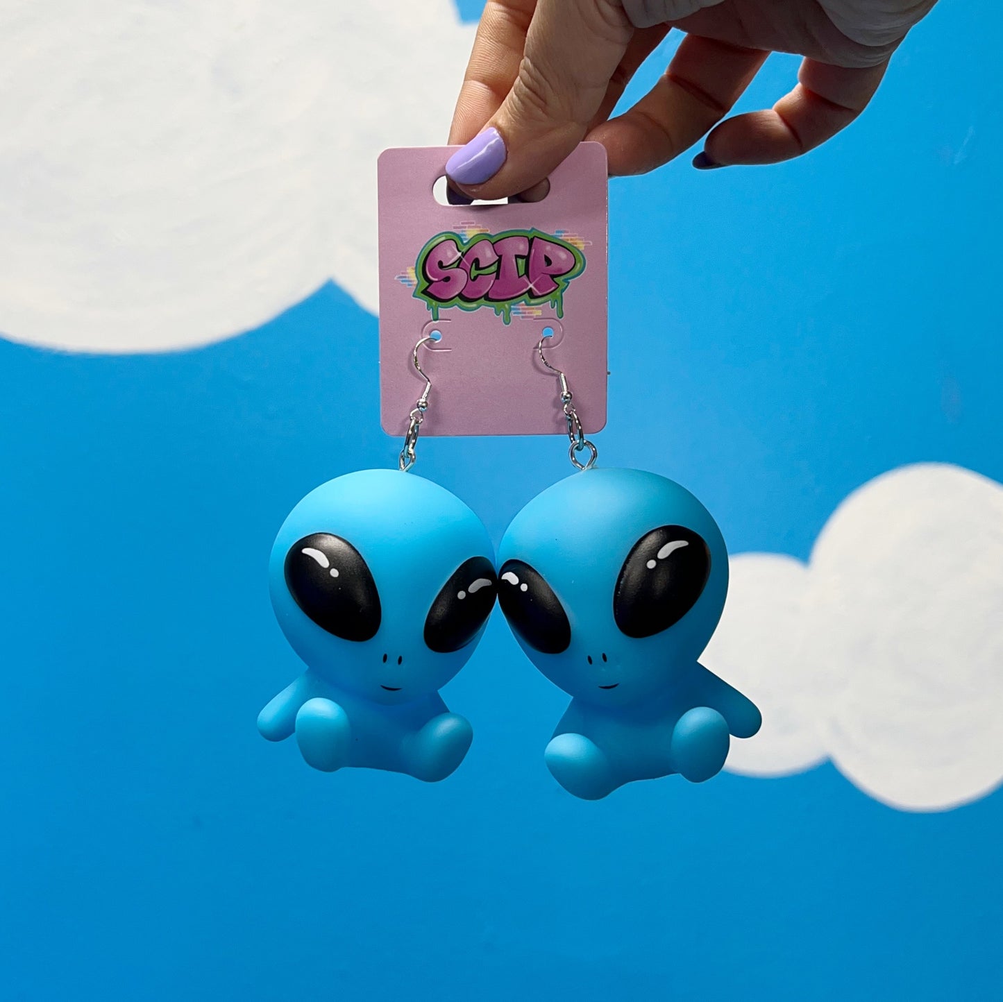 Chonky Alien Baby Earrings