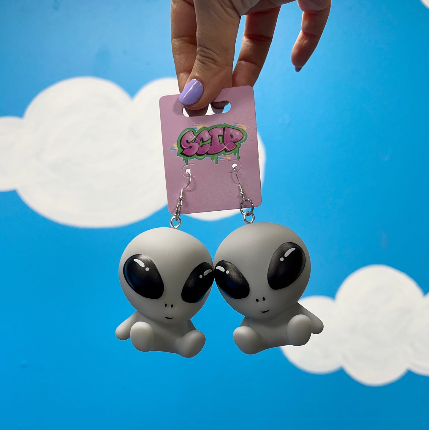 Chonky Alien Baby Earrings