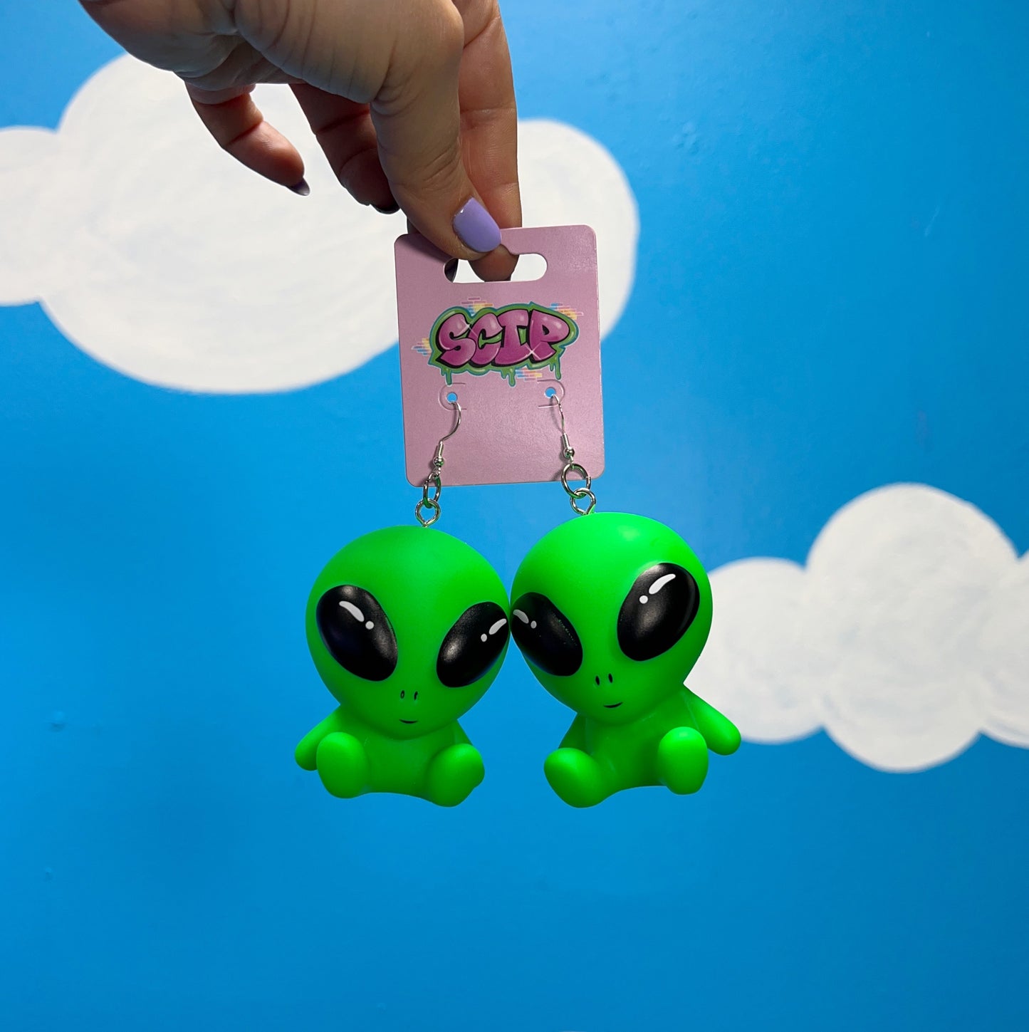 Chonky Alien Baby Earrings
