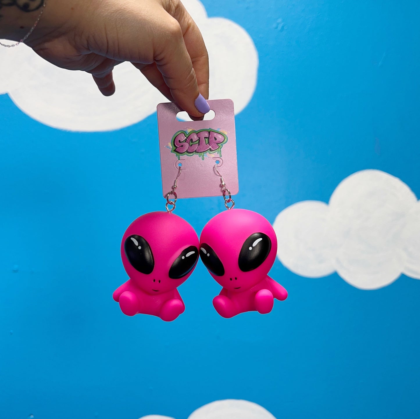 Chonky Alien Baby Earrings
