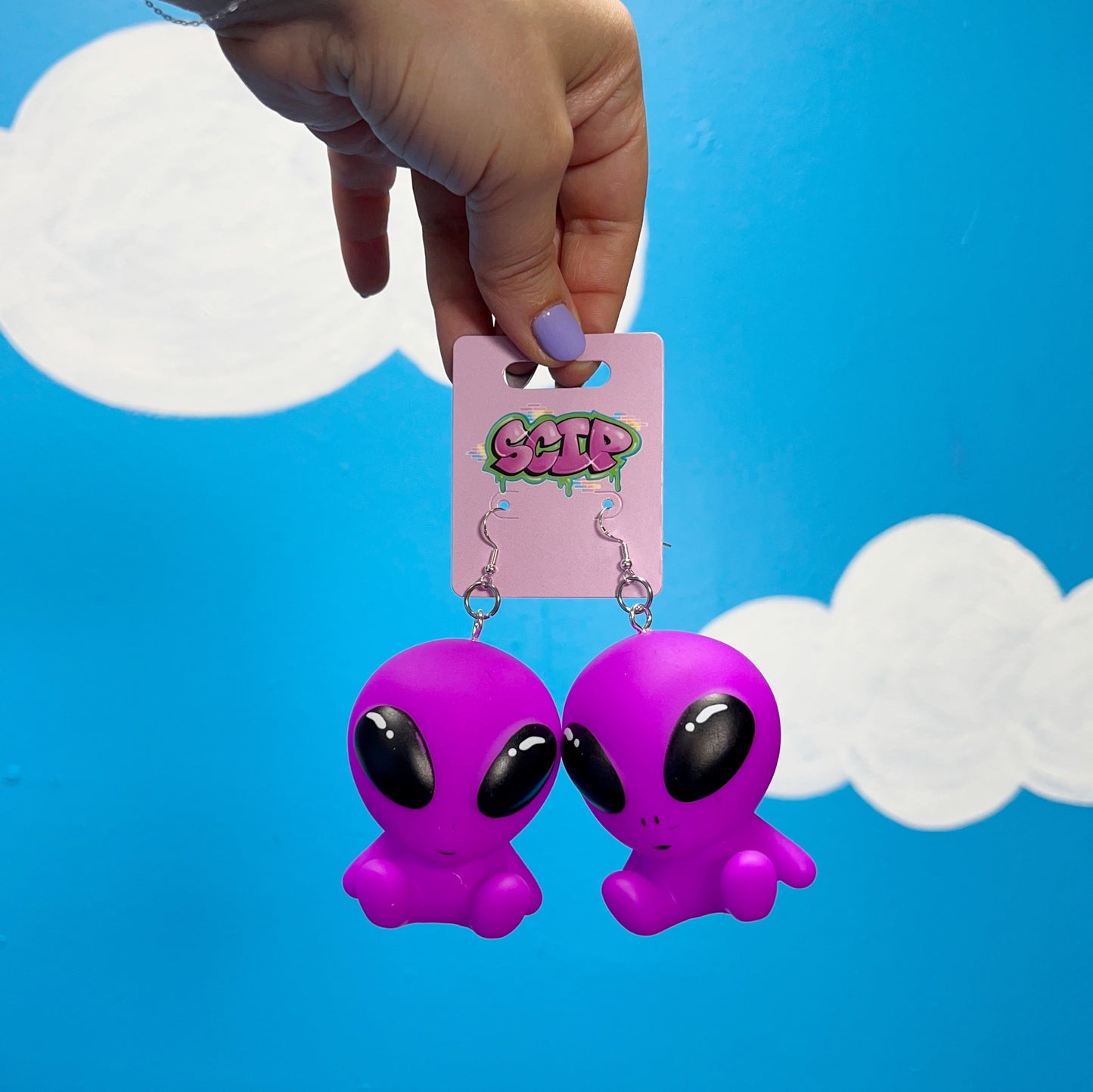 Chonky Alien Baby Earrings