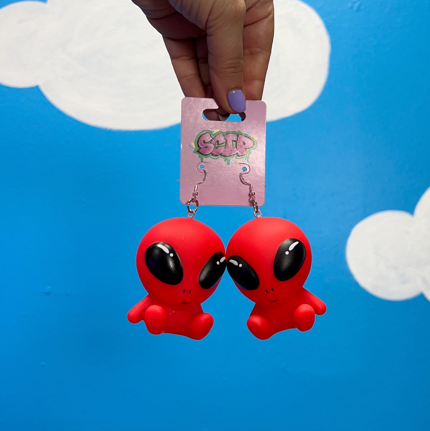 Chonky Alien Baby Earrings