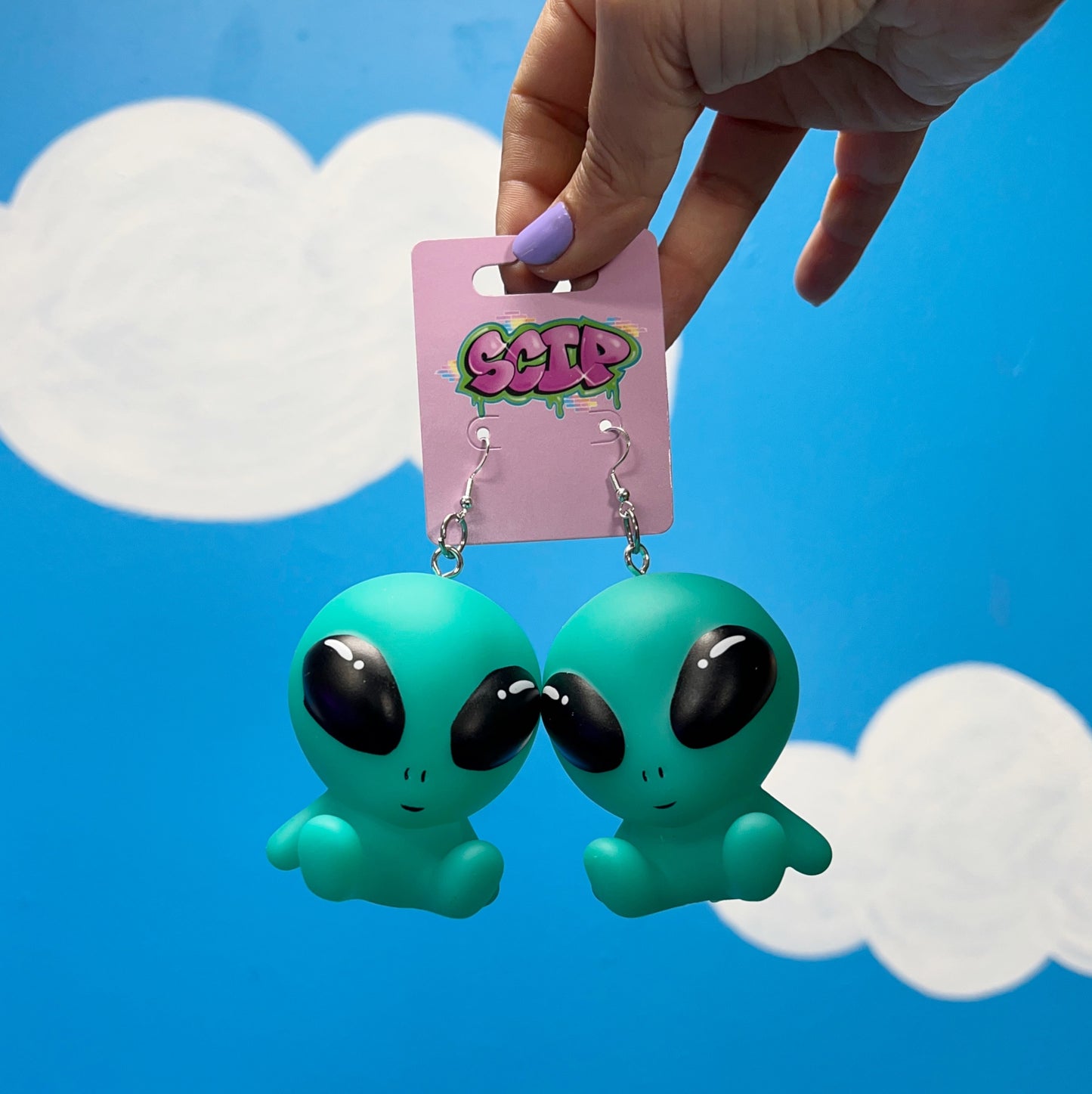 Chonky Alien Baby Earrings