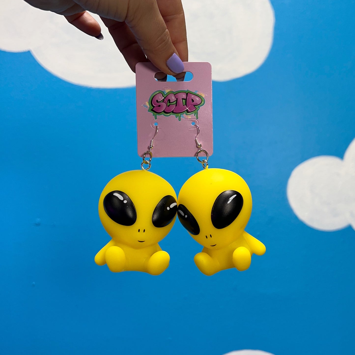 Chonky Alien Baby Earrings