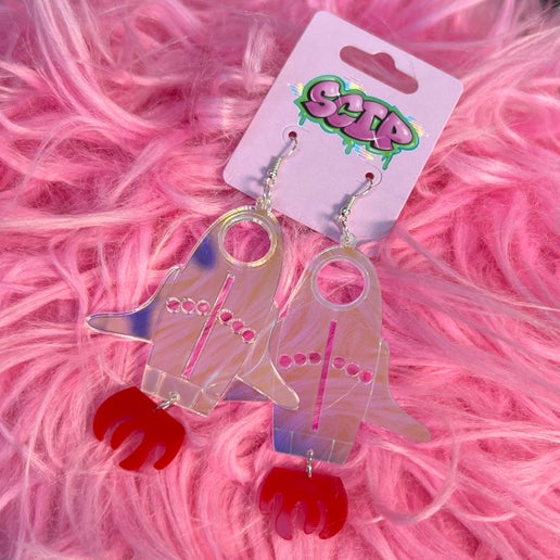 Holo Rocket Earrings
