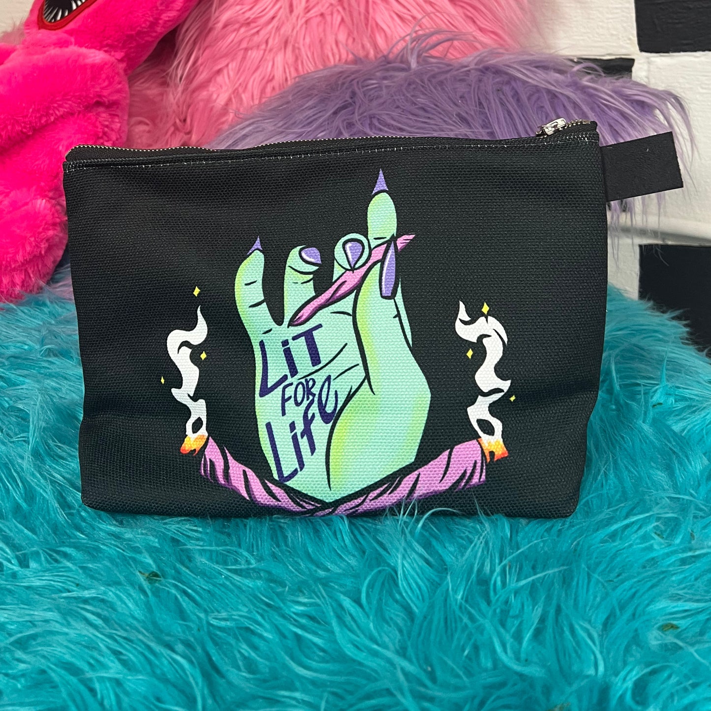 Lit For Life Makeup Bag