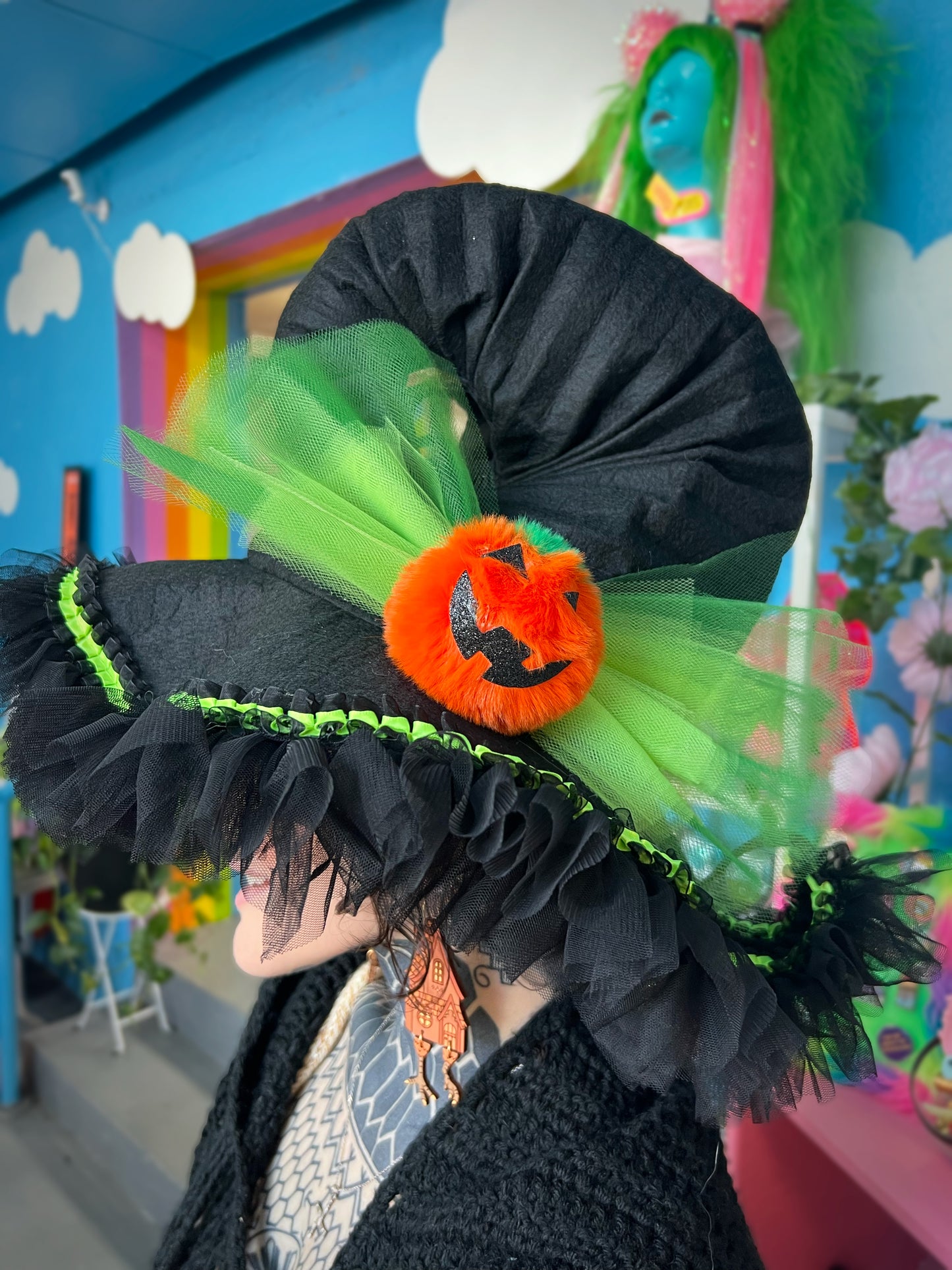 Decorated Witch Hats