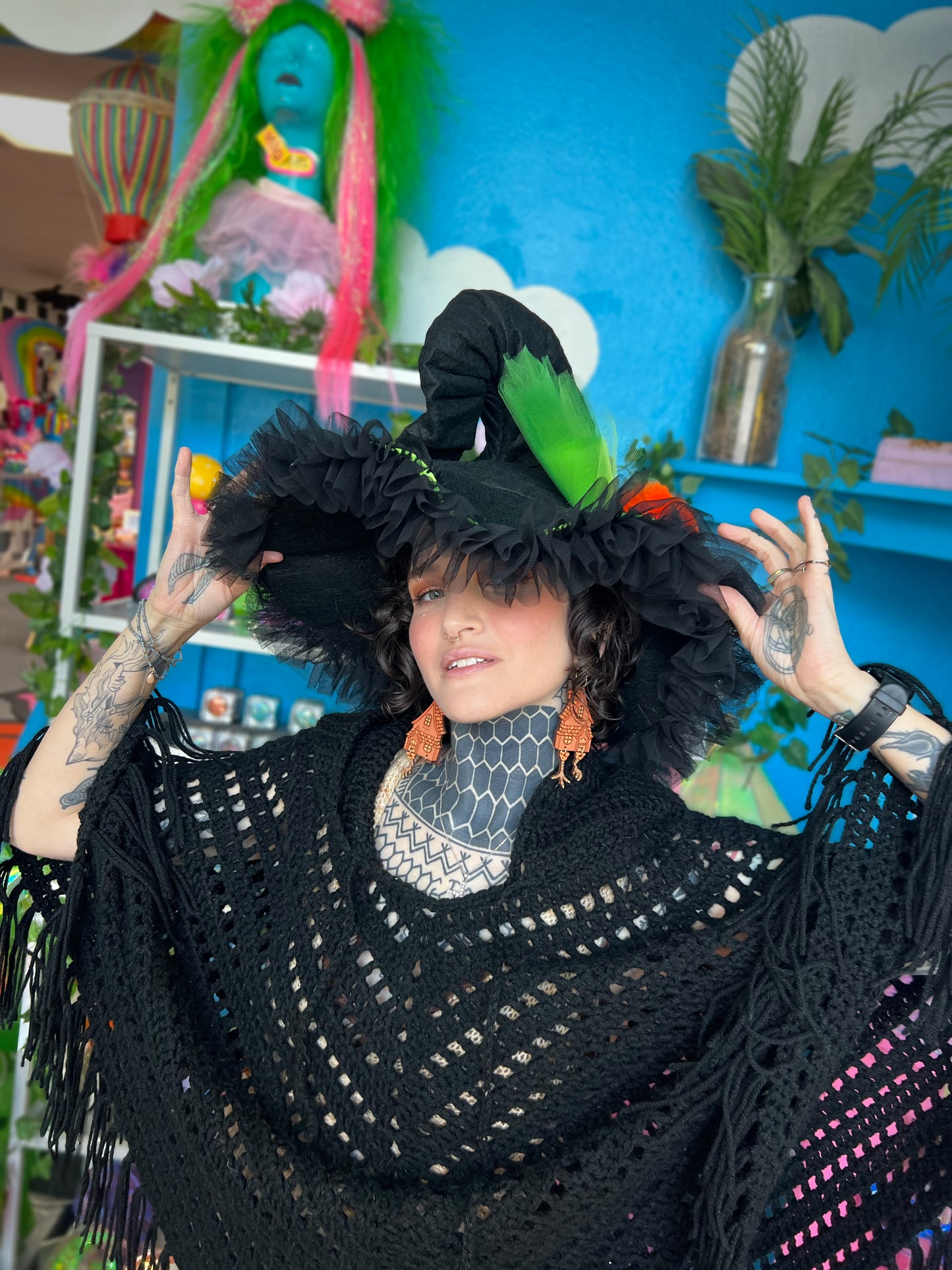 Decorated Witch Hats