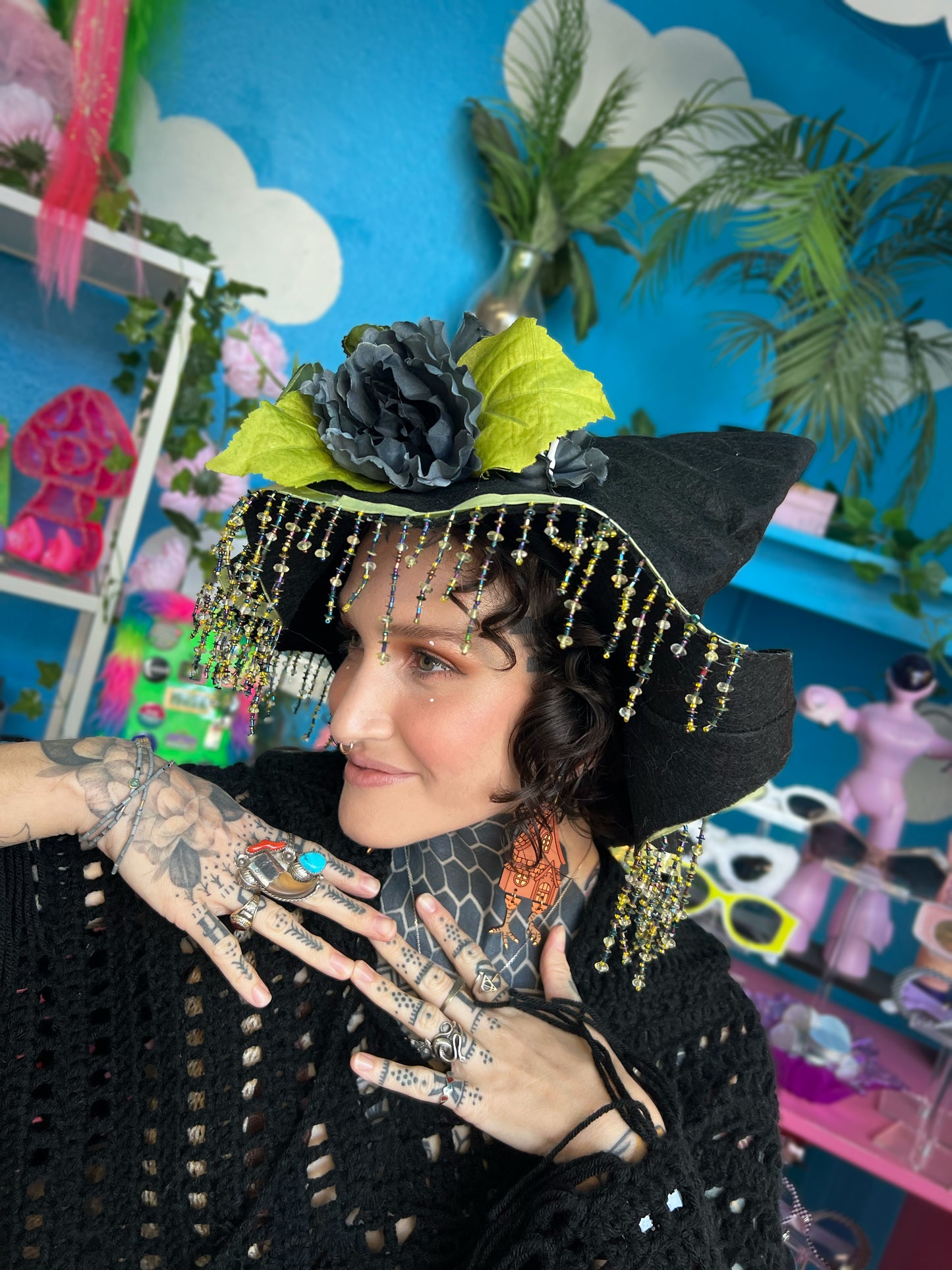Decorated Witch Hats