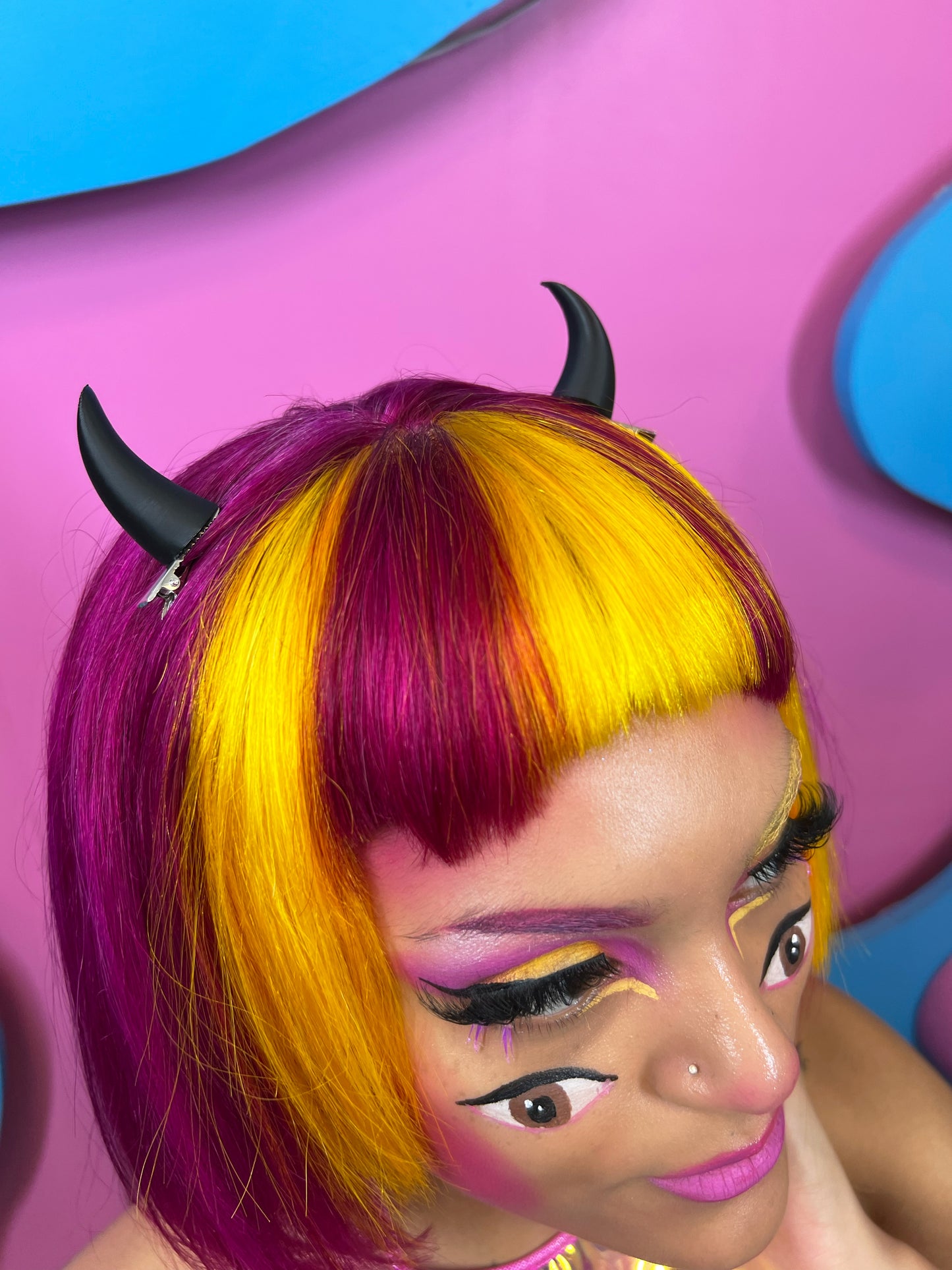 Small Horn Hair Clips