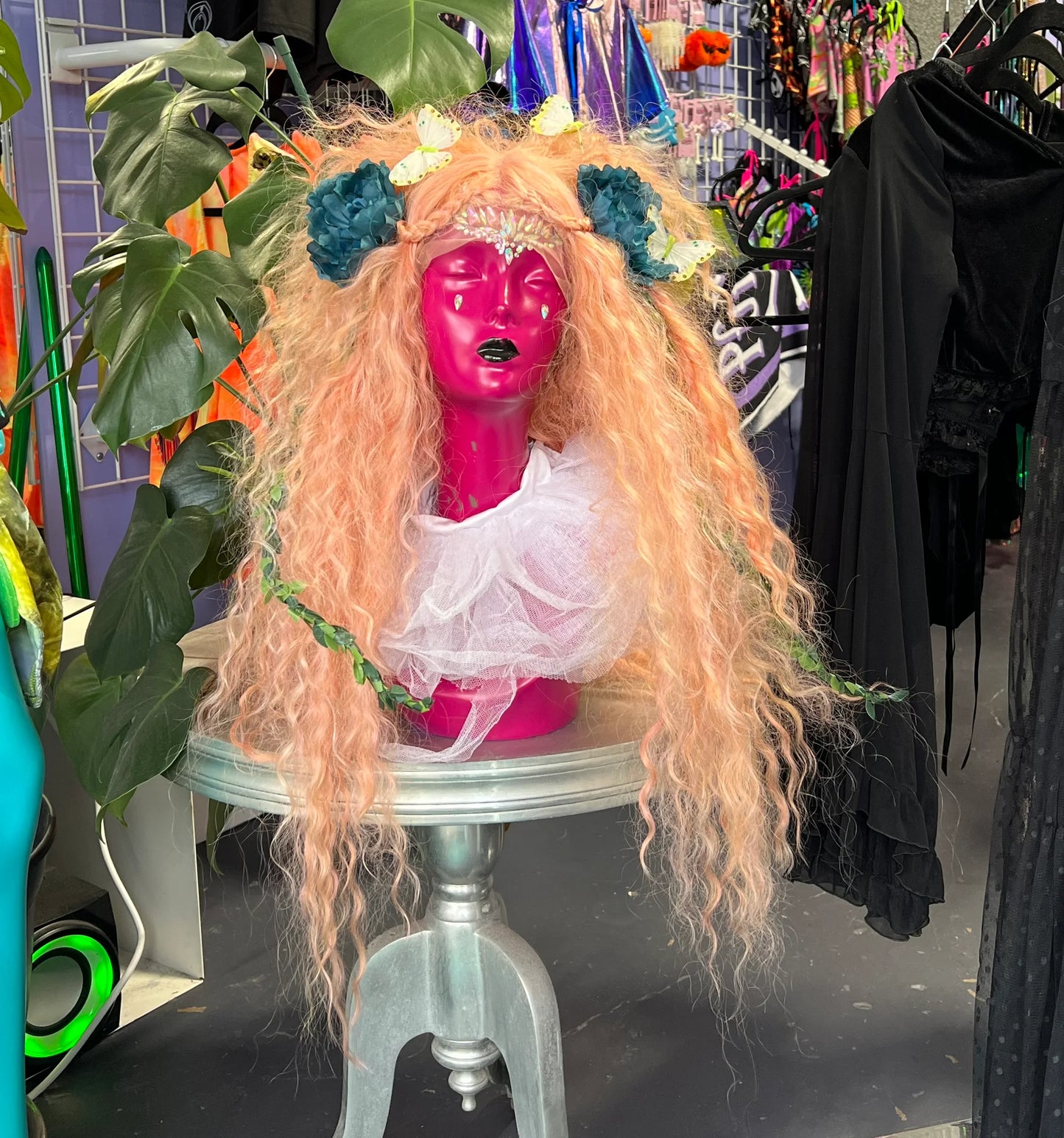 Peach Fae Wig