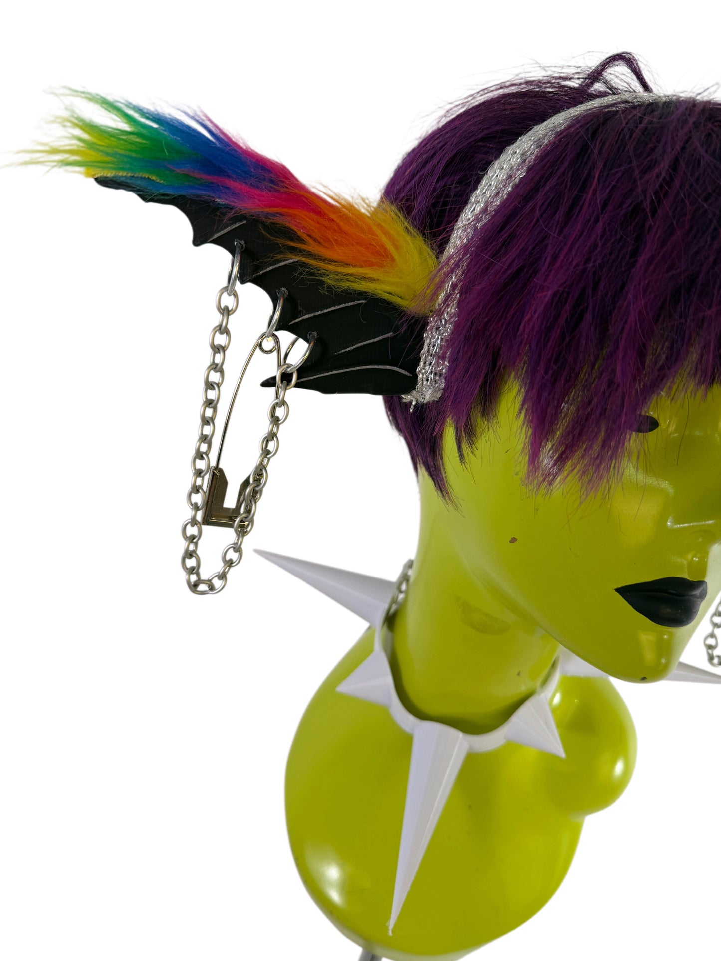 Goblin Ears-Black/Rainbow