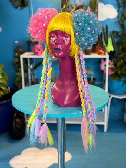 Pastel Clown Baby Wig
