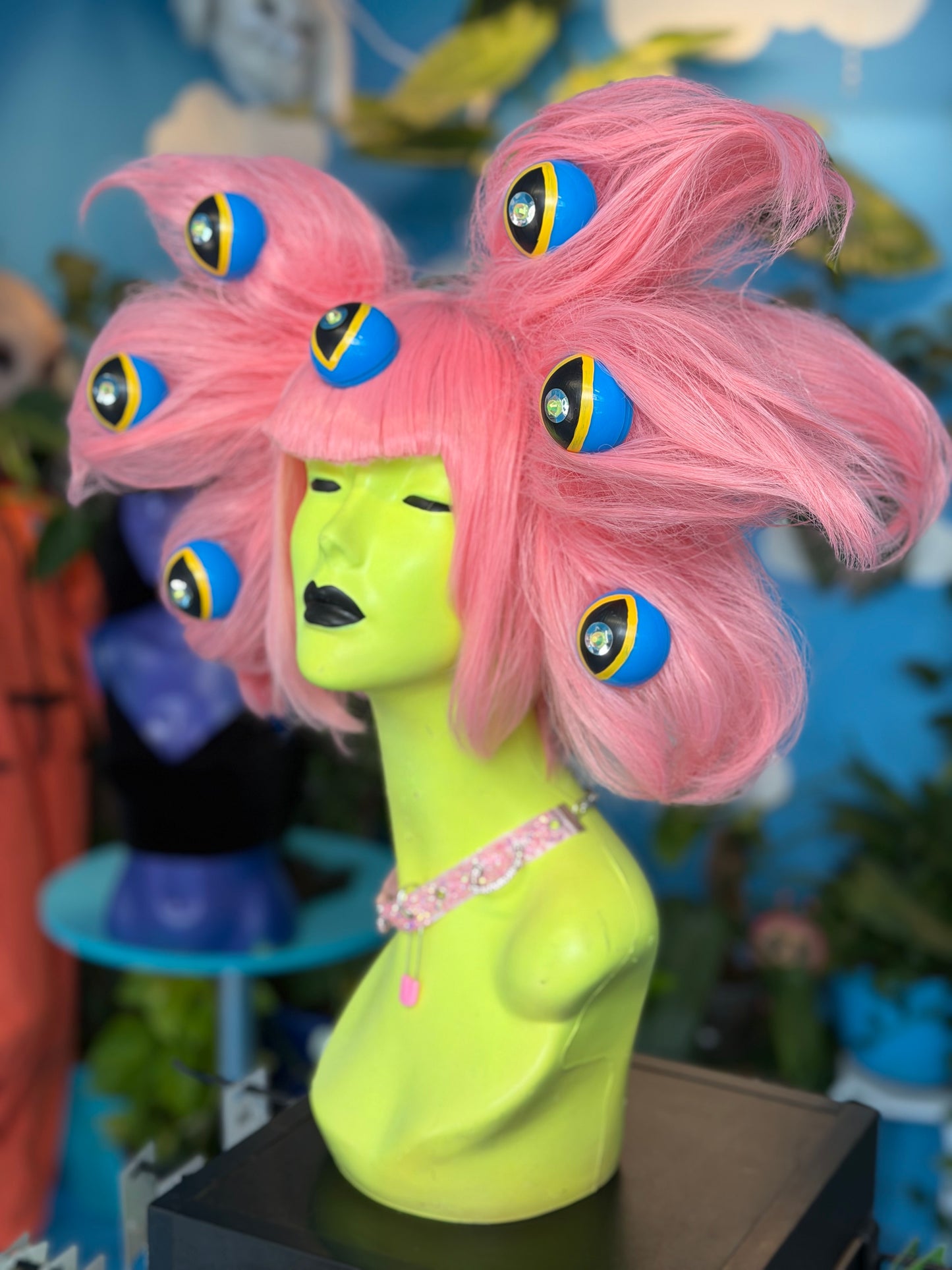 Pink Biblical Angel Wig