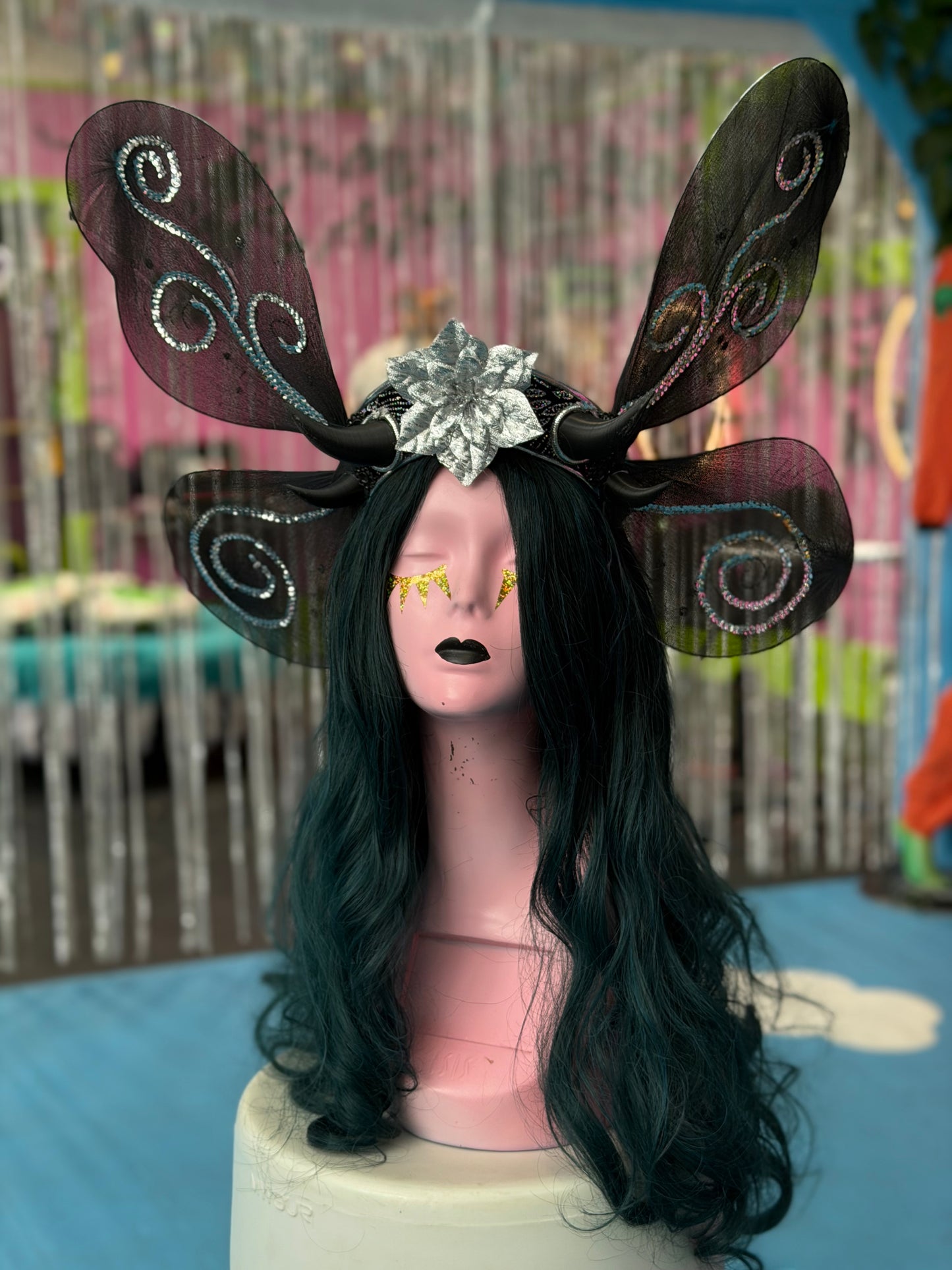 Black Winged Headdress