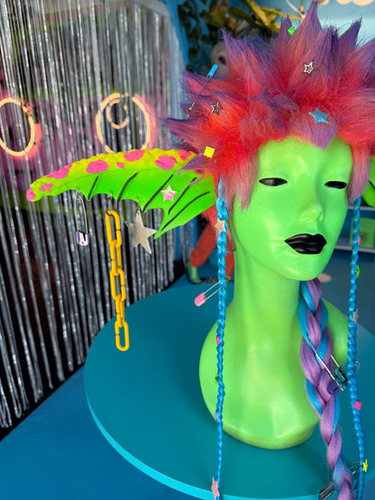 Spikey Goblin Babe Wig