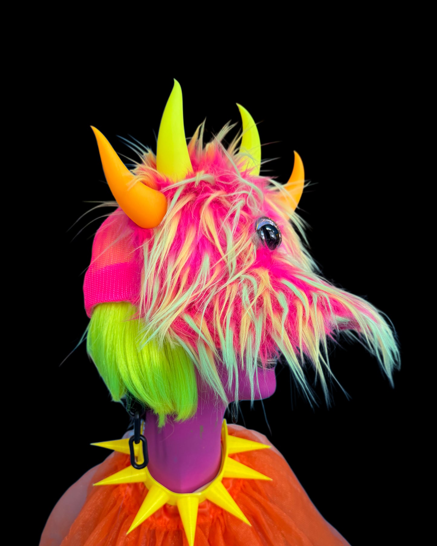 Neon Multicolor Baseball Hat