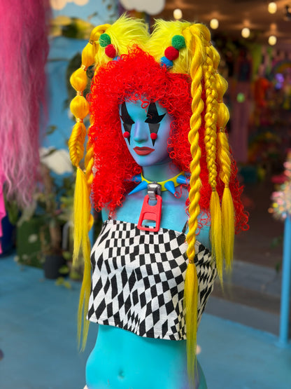 Yellow Clown Babe Space Braids
